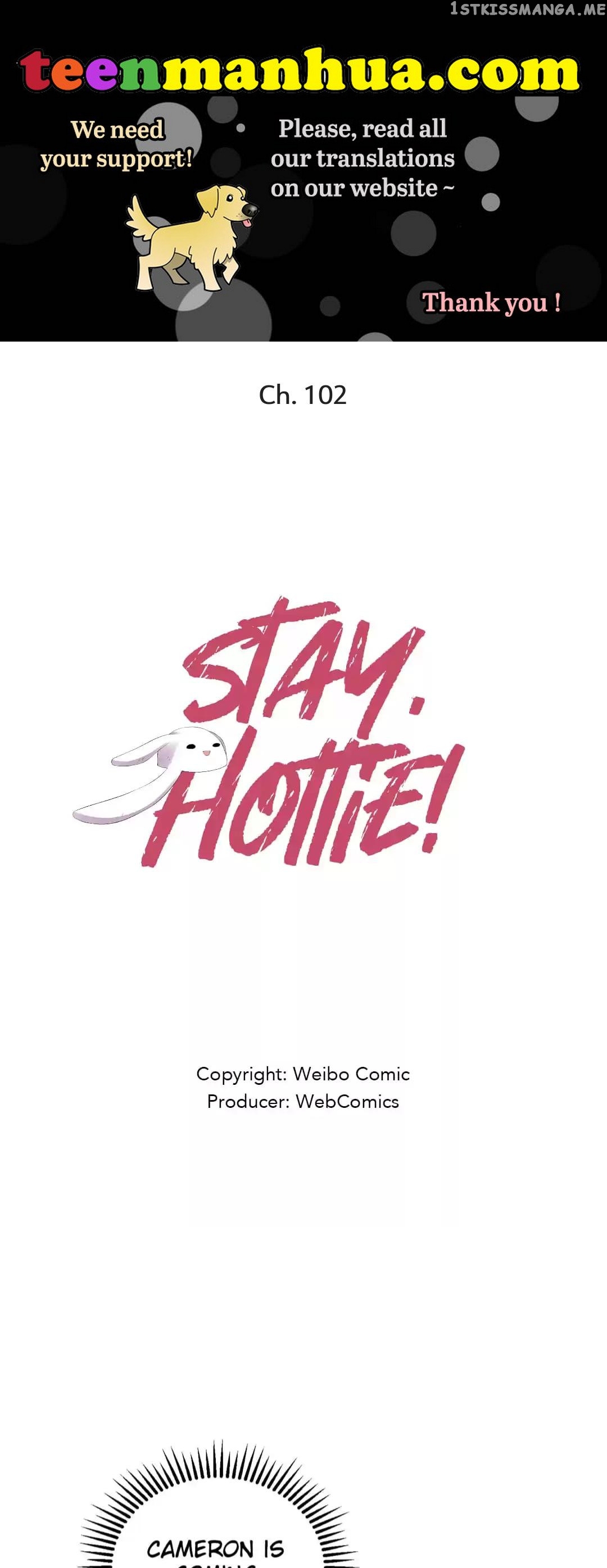 Stay, Hottie! chapter 102 - page 1