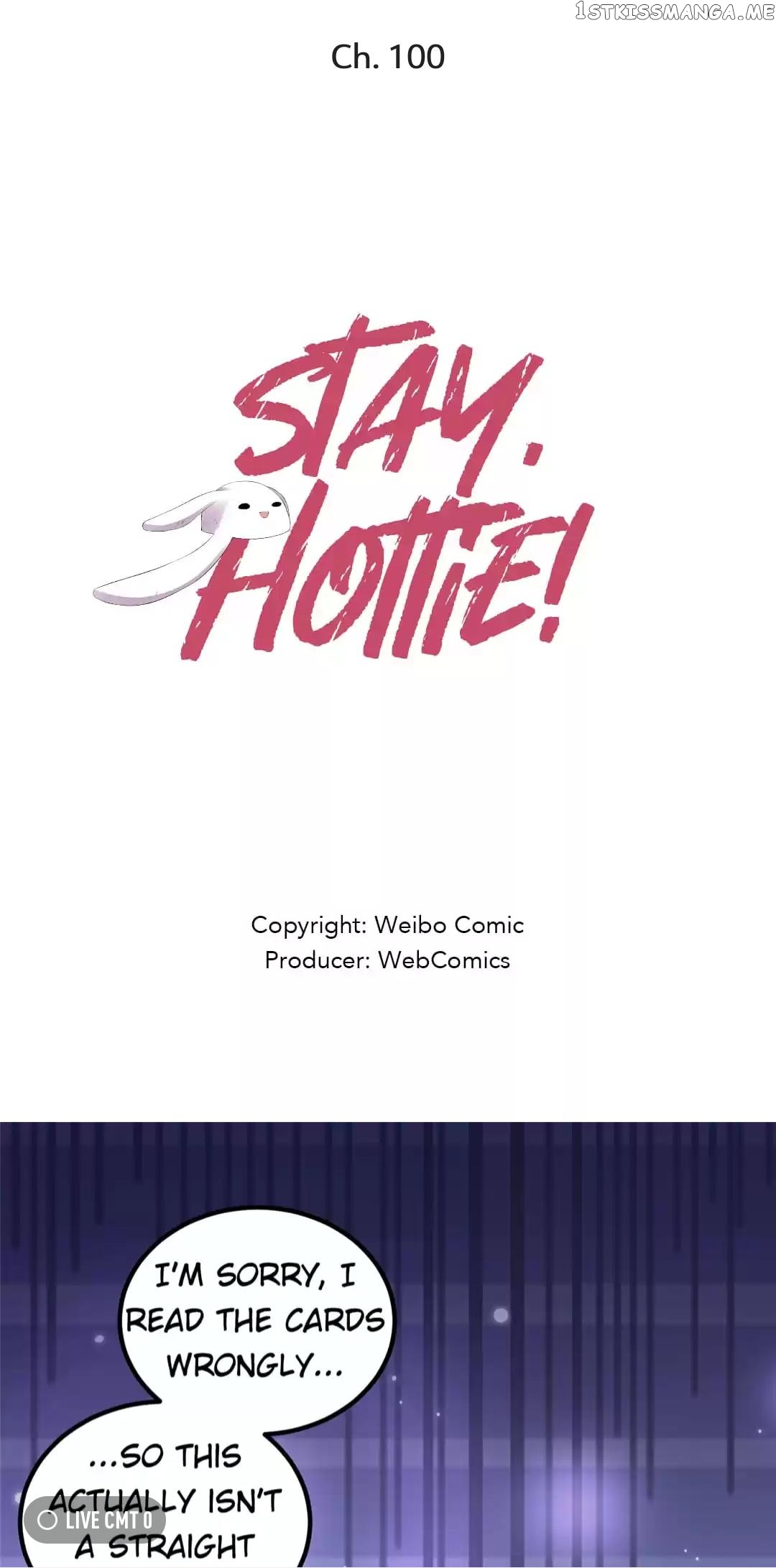 Stay, Hottie! chapter 100 - page 1
