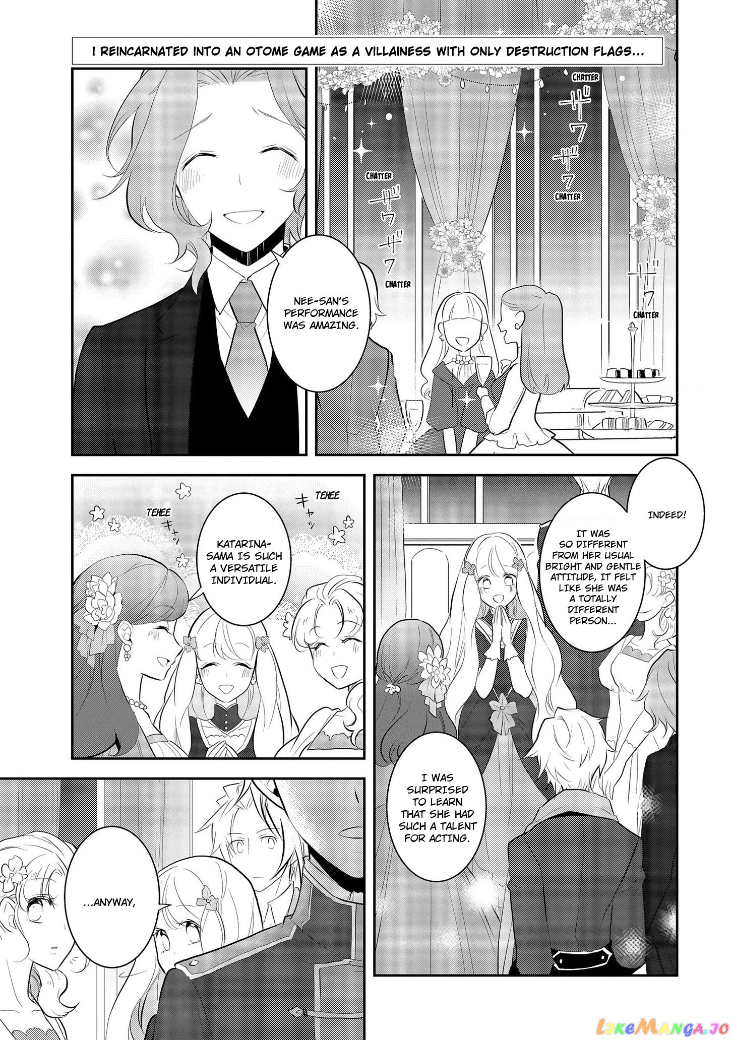 Otome Game no Hametsu Flag Shika Nai Akuyaku Reijou ni Tensei Shite Shimatta... chapter 27 - page 1