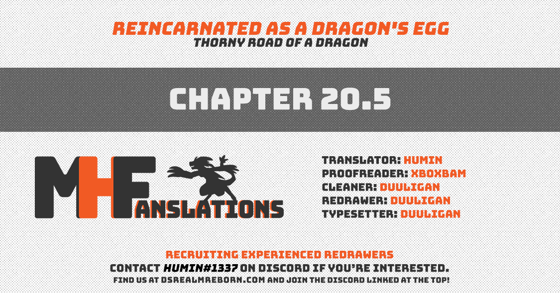 Reincarnated as a Dragon's Egg - Thorny Road of a Dragon chapter 20.5 - page 1