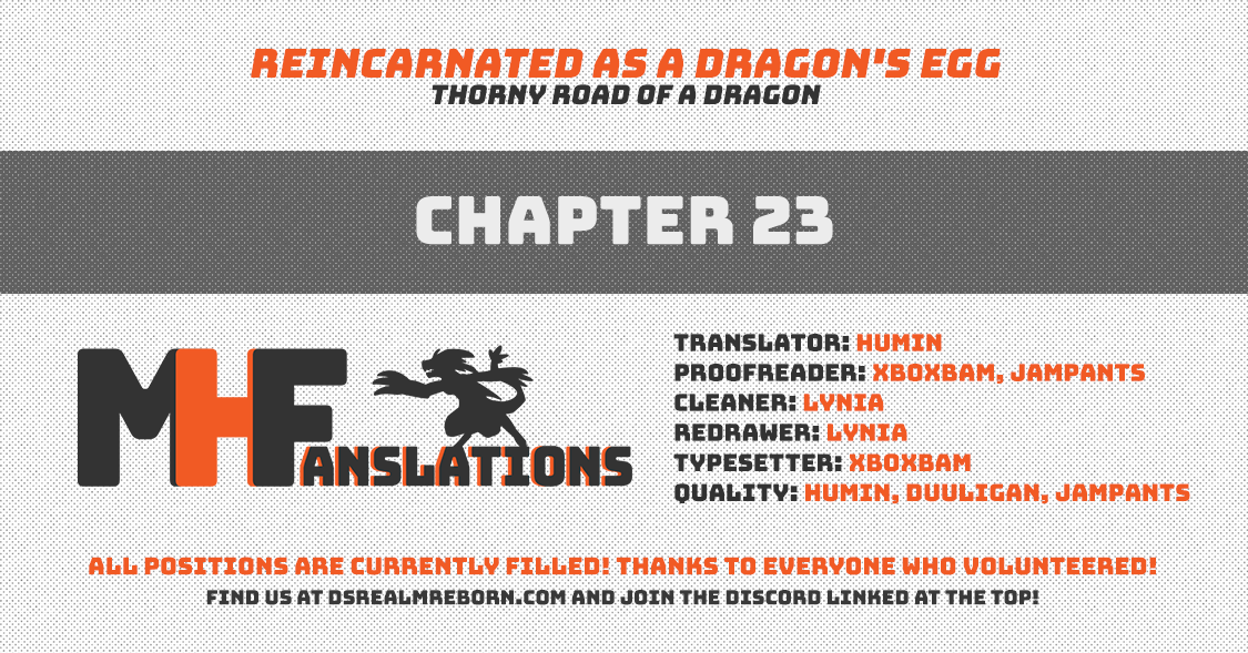 Reincarnated as a Dragon's Egg - Thorny Road of a Dragon chapter 23 - page 1