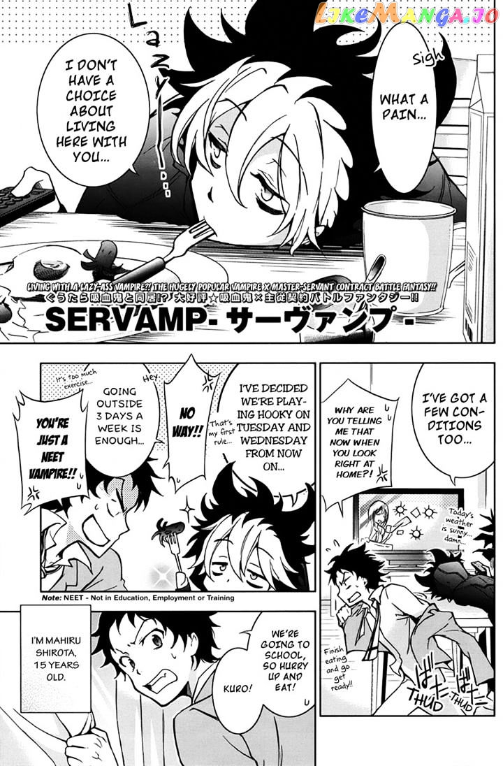 Servamp chapter 4 - page 2