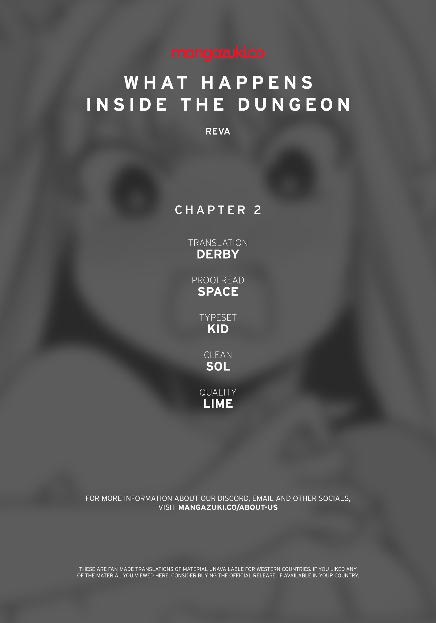 What Happens Inside the Dungeon chapter 2 - page 1