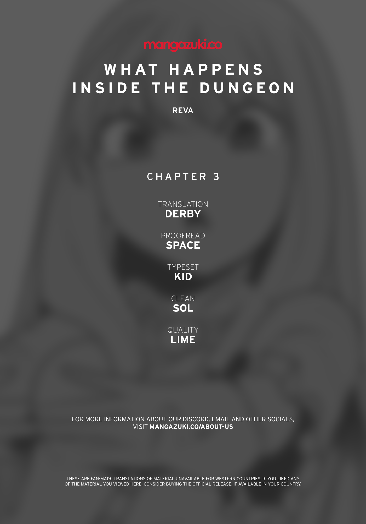 What Happens Inside the Dungeon chapter 3 - page 1