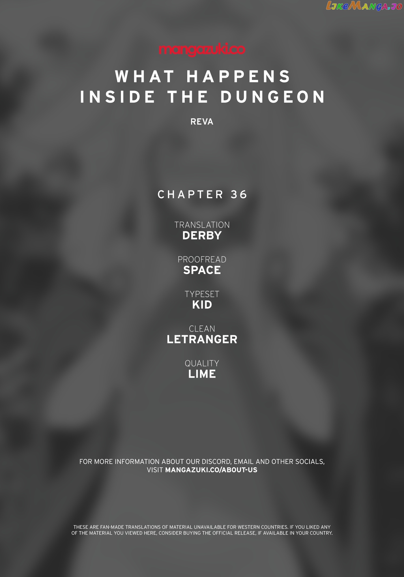 What Happens Inside the Dungeon chapter 36 - page 1