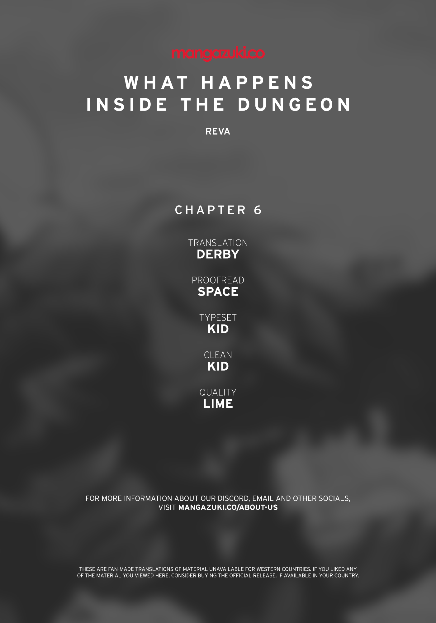 What Happens Inside the Dungeon chapter 6 - page 1