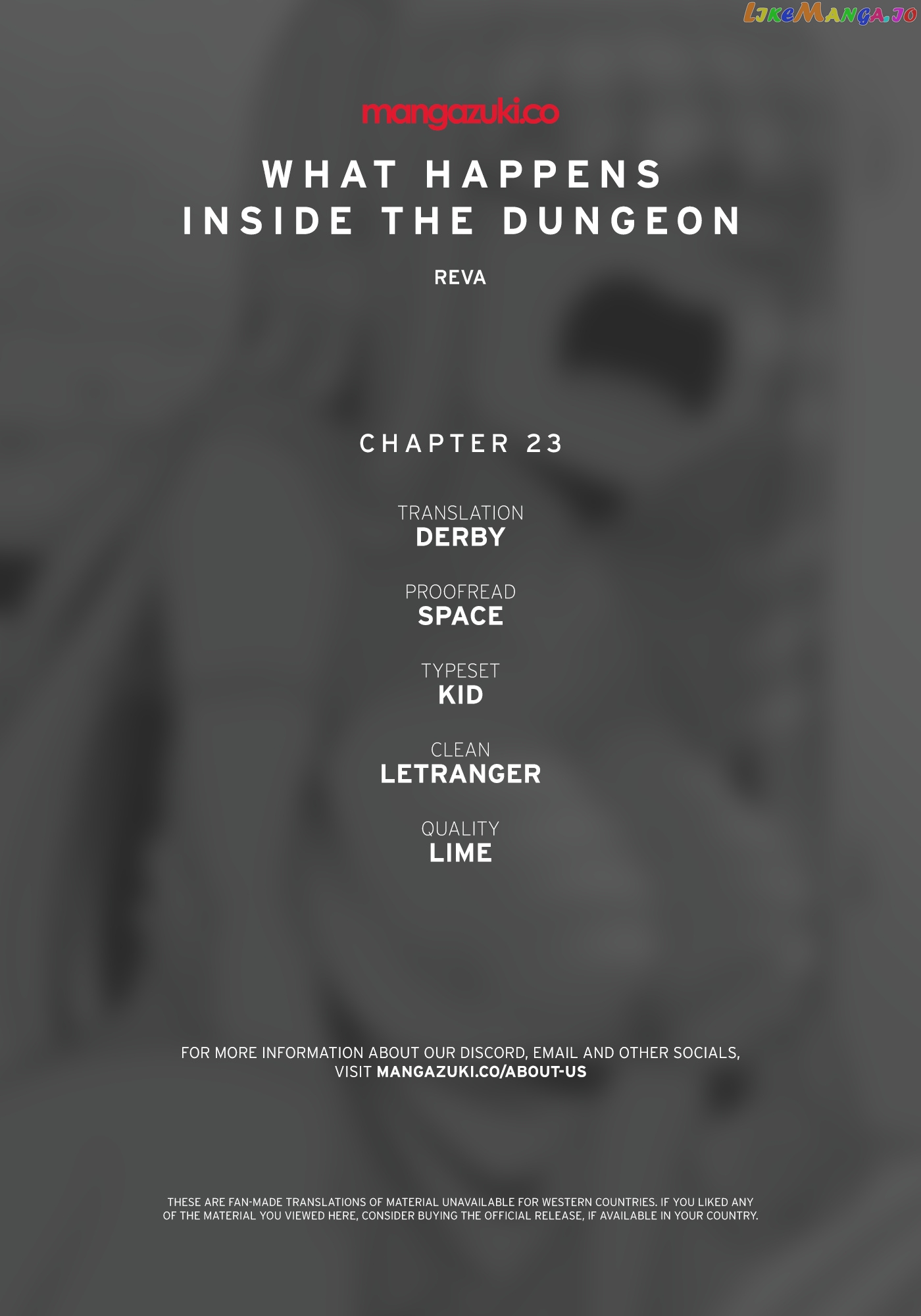 What Happens Inside the Dungeon chapter 23 - page 1