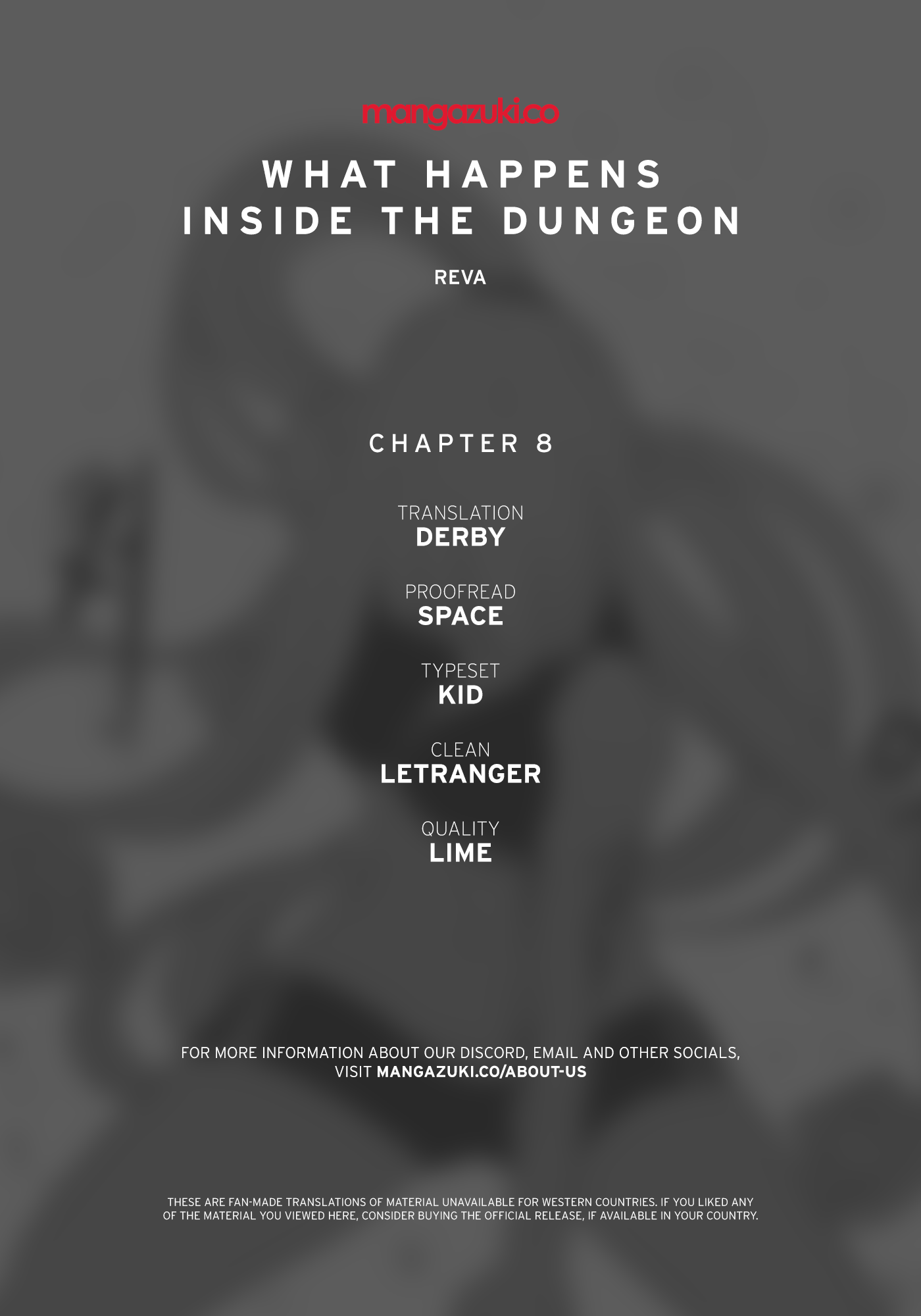 What Happens Inside the Dungeon chapter 8 - page 1