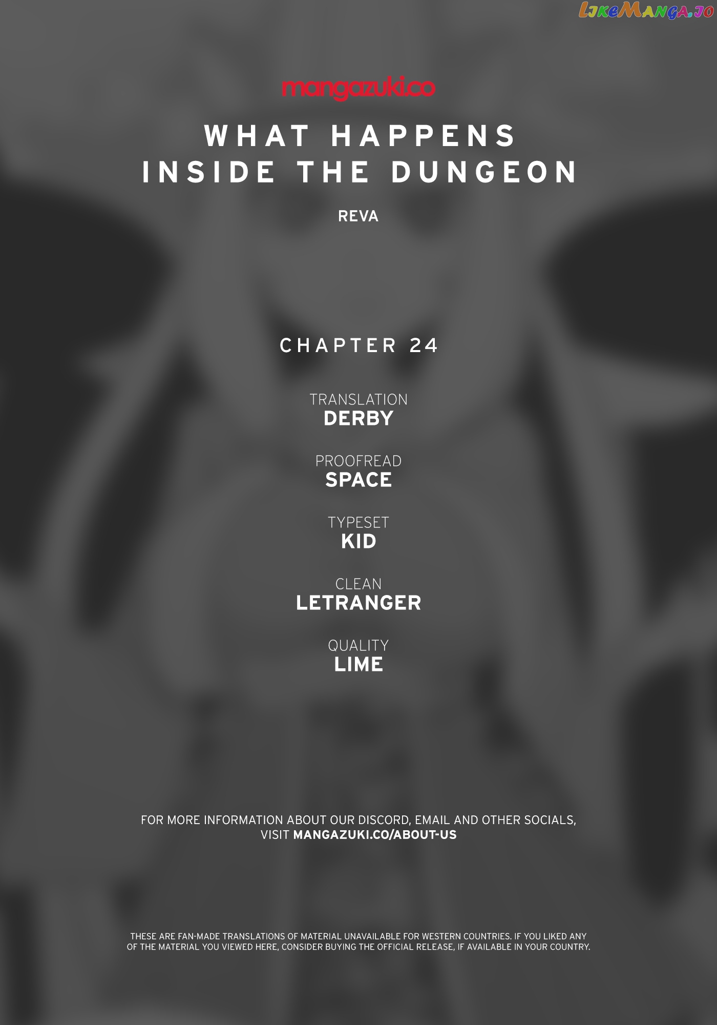 What Happens Inside the Dungeon chapter 24 - page 1