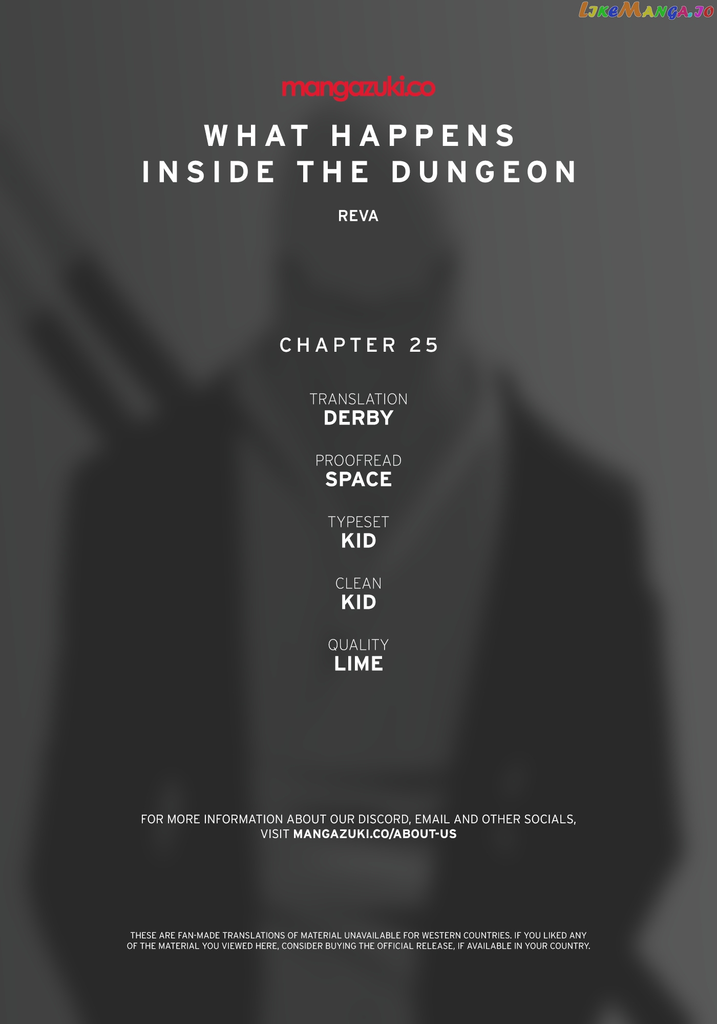 What Happens Inside the Dungeon chapter 25 - page 1