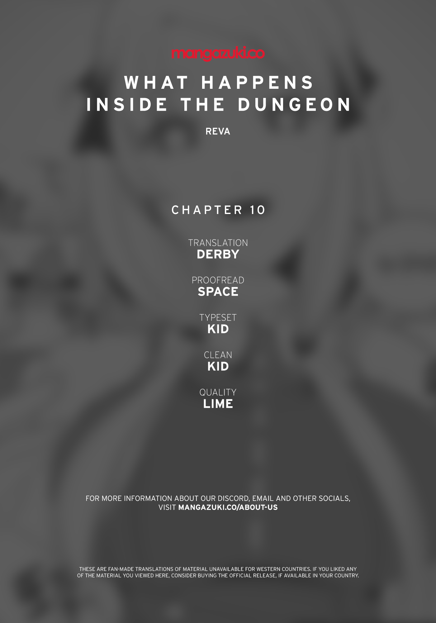 What Happens Inside the Dungeon chapter 10 - page 1