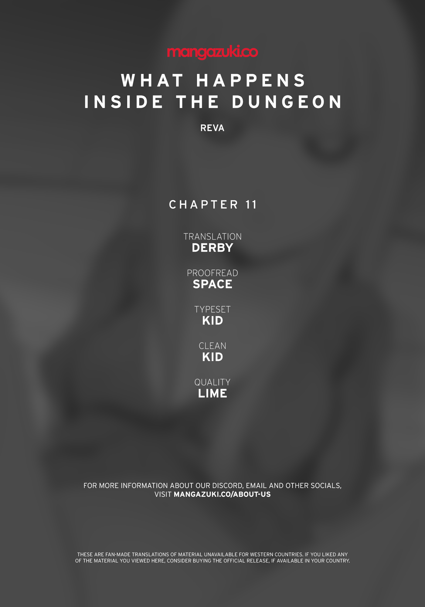 What Happens Inside the Dungeon chapter 11 - page 1