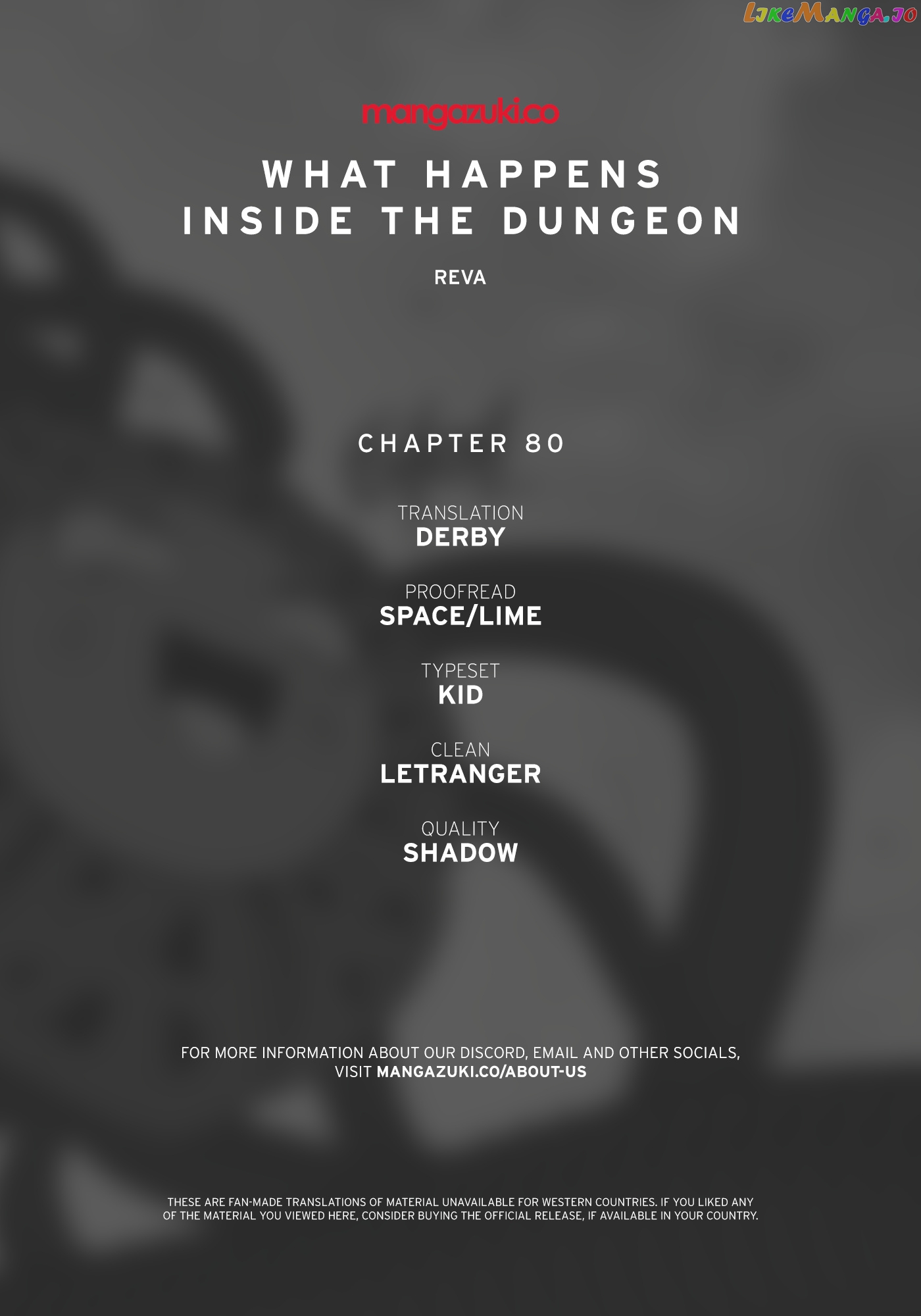 What Happens Inside the Dungeon chapter 80 - page 1