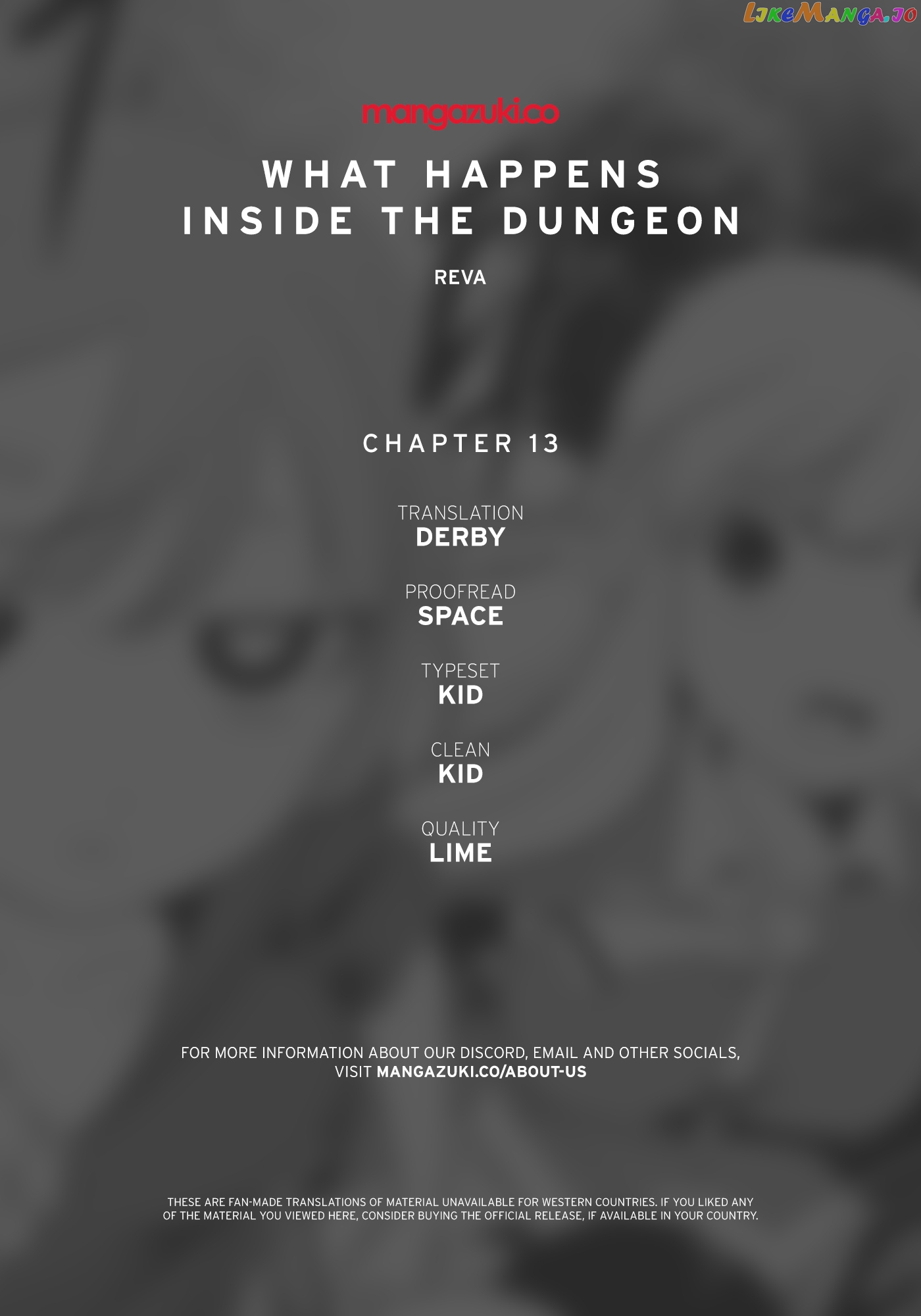 What Happens Inside the Dungeon chapter 13 - page 1