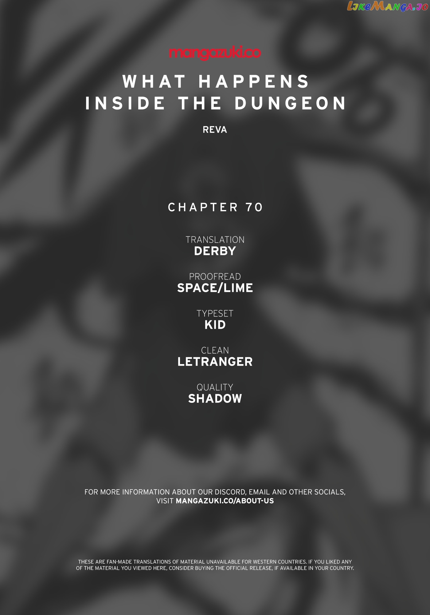 What Happens Inside the Dungeon chapter 70 - page 1