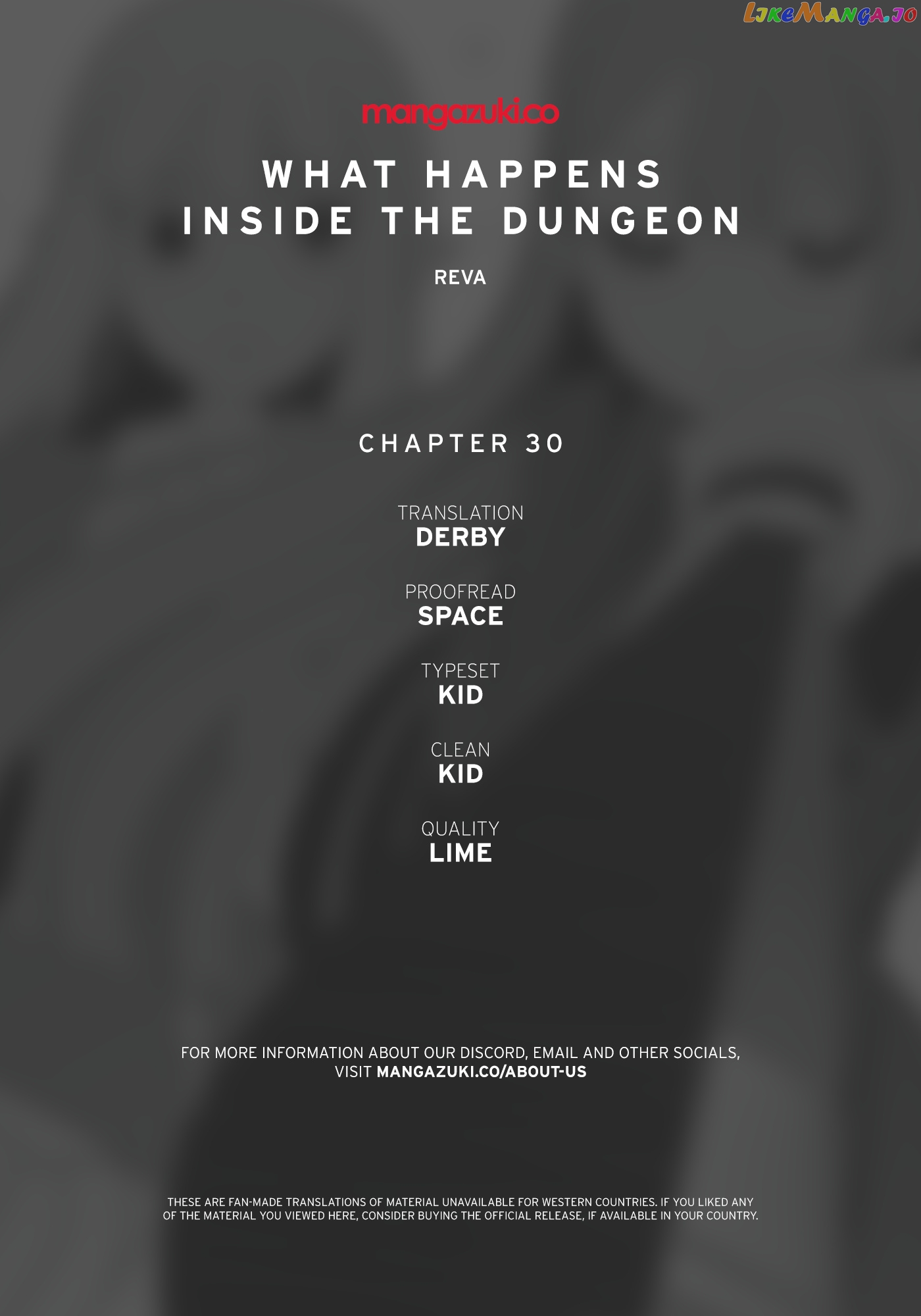 What Happens Inside the Dungeon chapter 30 - page 1