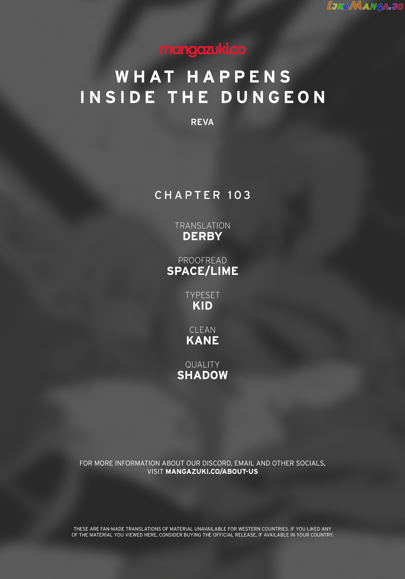 What Happens Inside the Dungeon chapter 103 - page 1