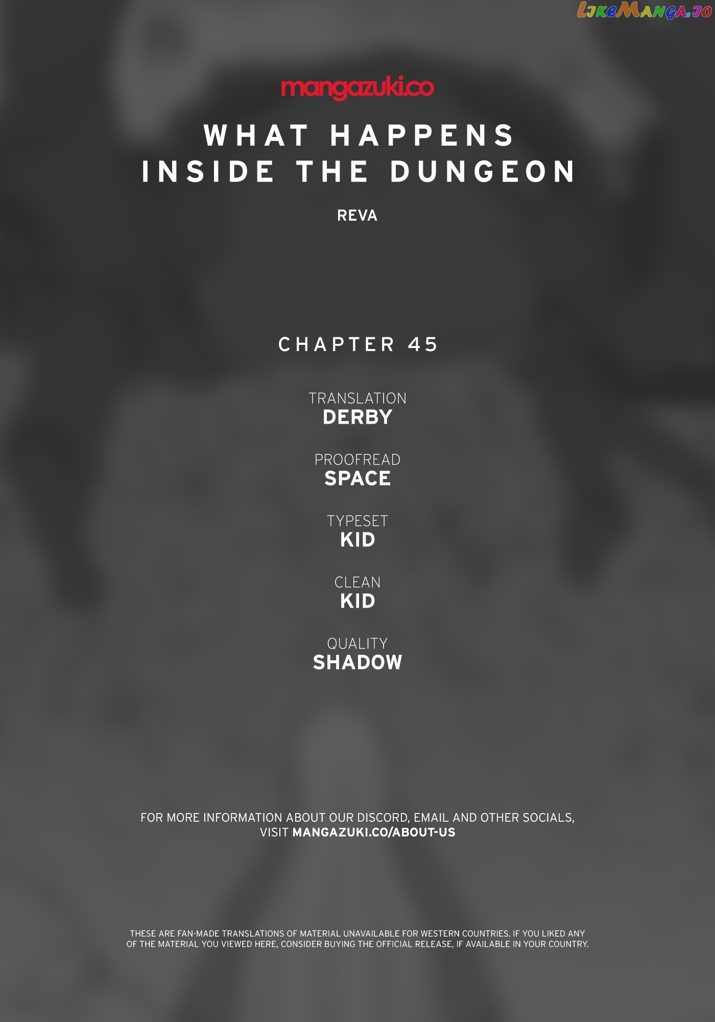 What Happens Inside the Dungeon chapter 45 - page 1