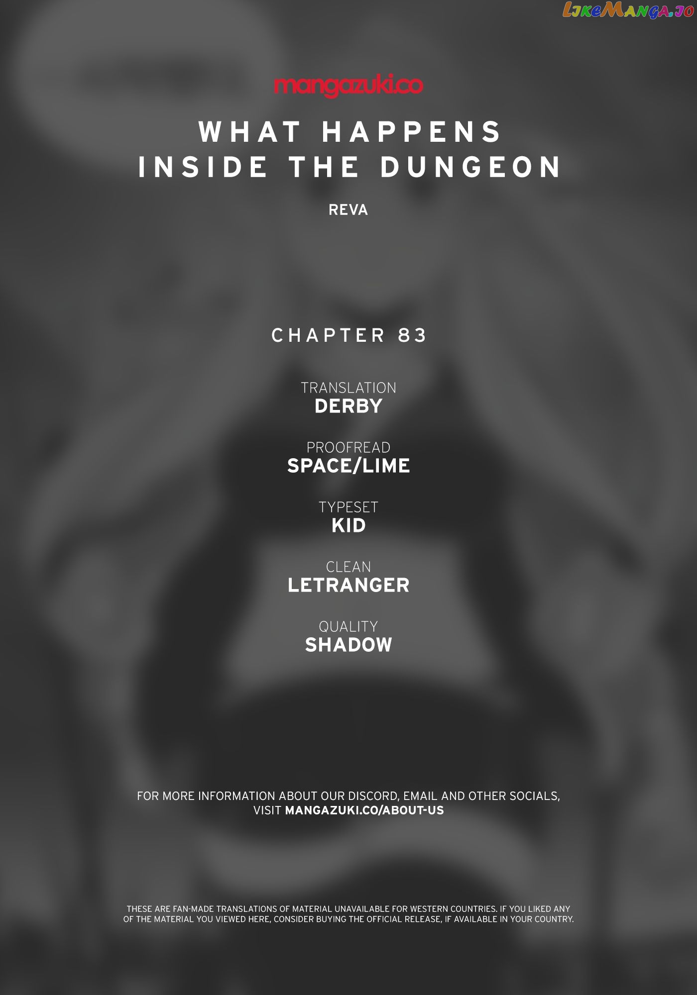 What Happens Inside the Dungeon chapter 83 - page 1