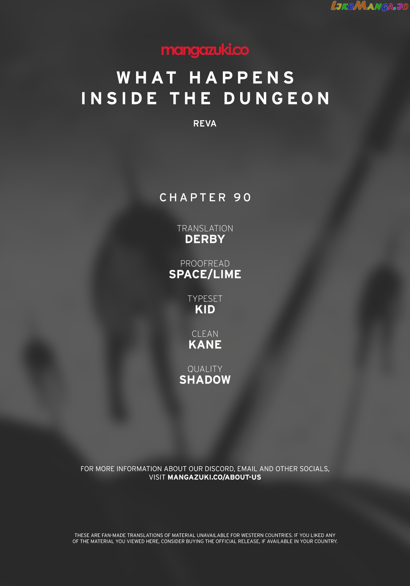 What Happens Inside the Dungeon chapter 90 - page 1