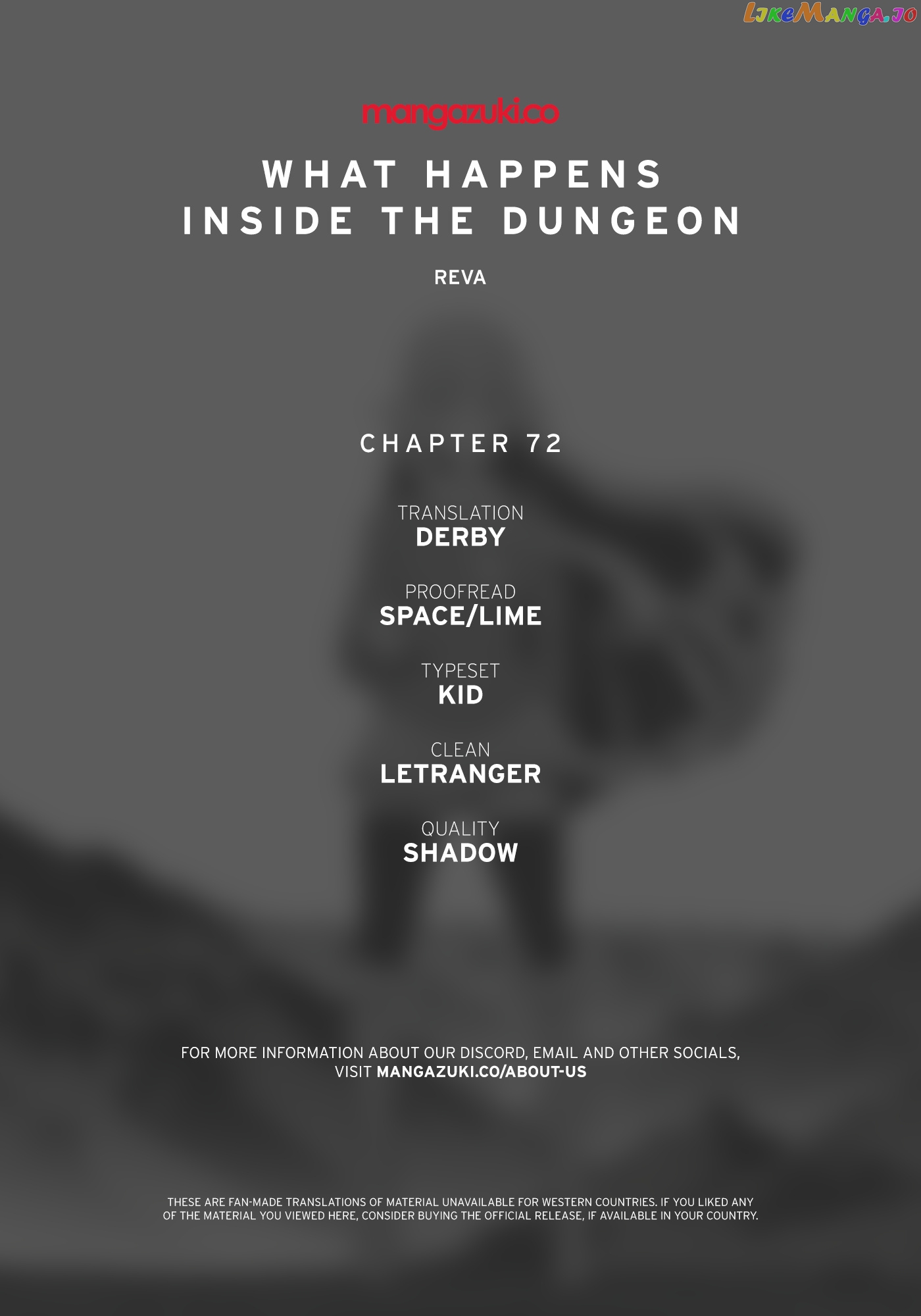 What Happens Inside the Dungeon chapter 72 - page 1
