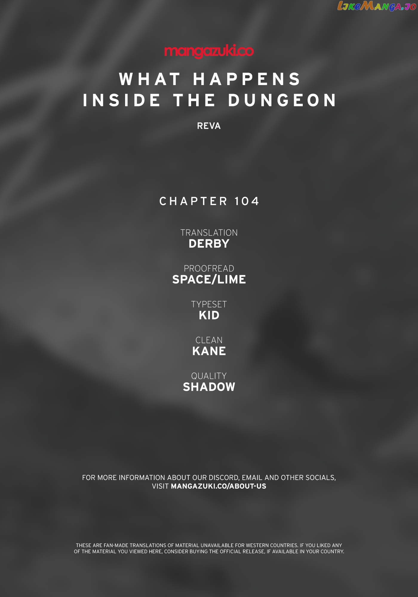 What Happens Inside the Dungeon chapter 104 - page 1