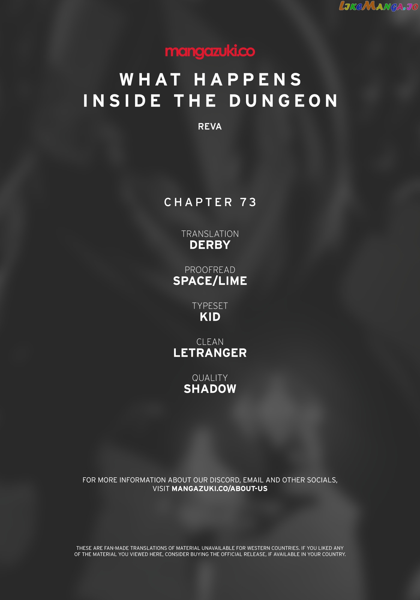 What Happens Inside the Dungeon chapter 73 - page 1