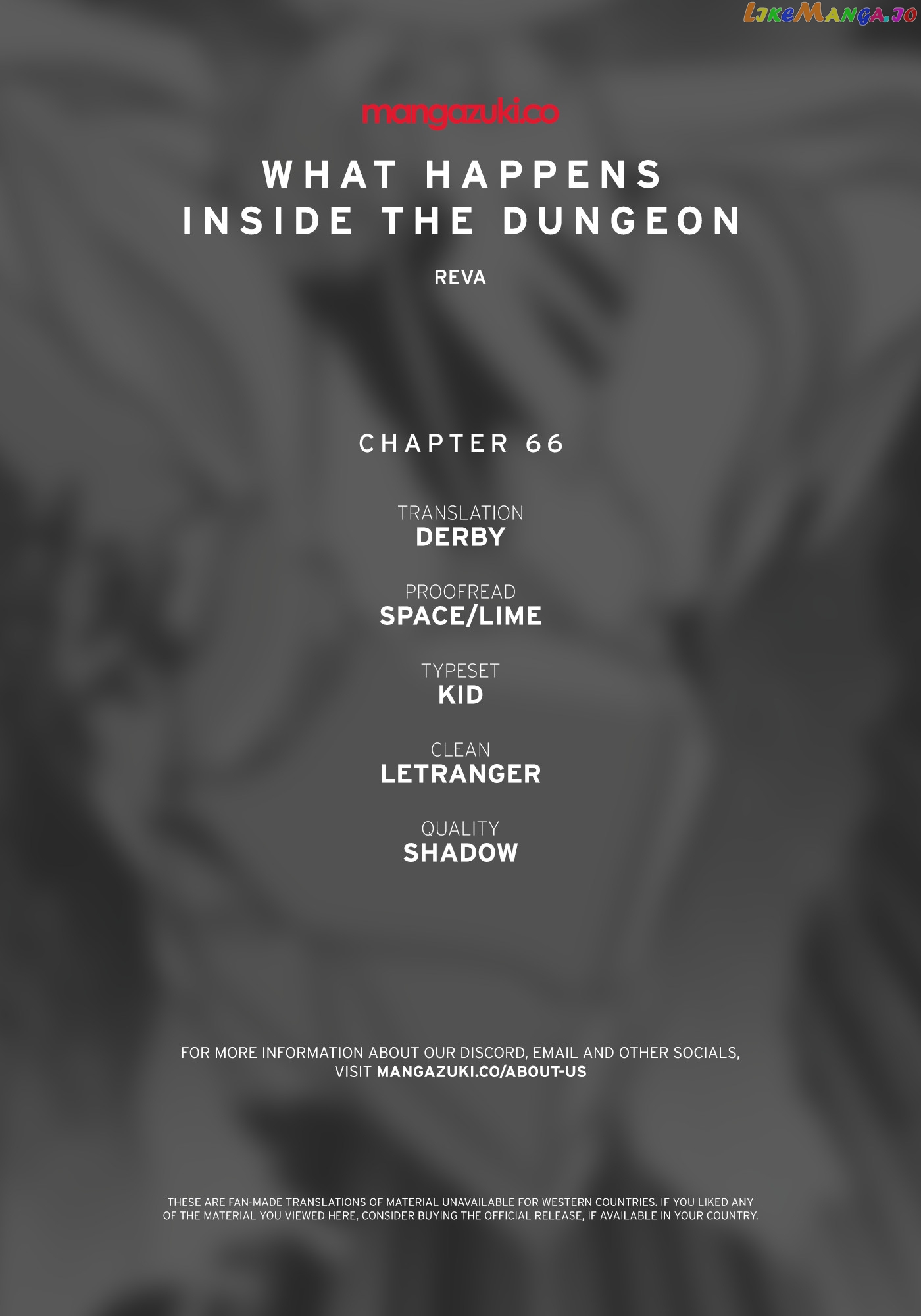 What Happens Inside the Dungeon chapter 66 - page 1