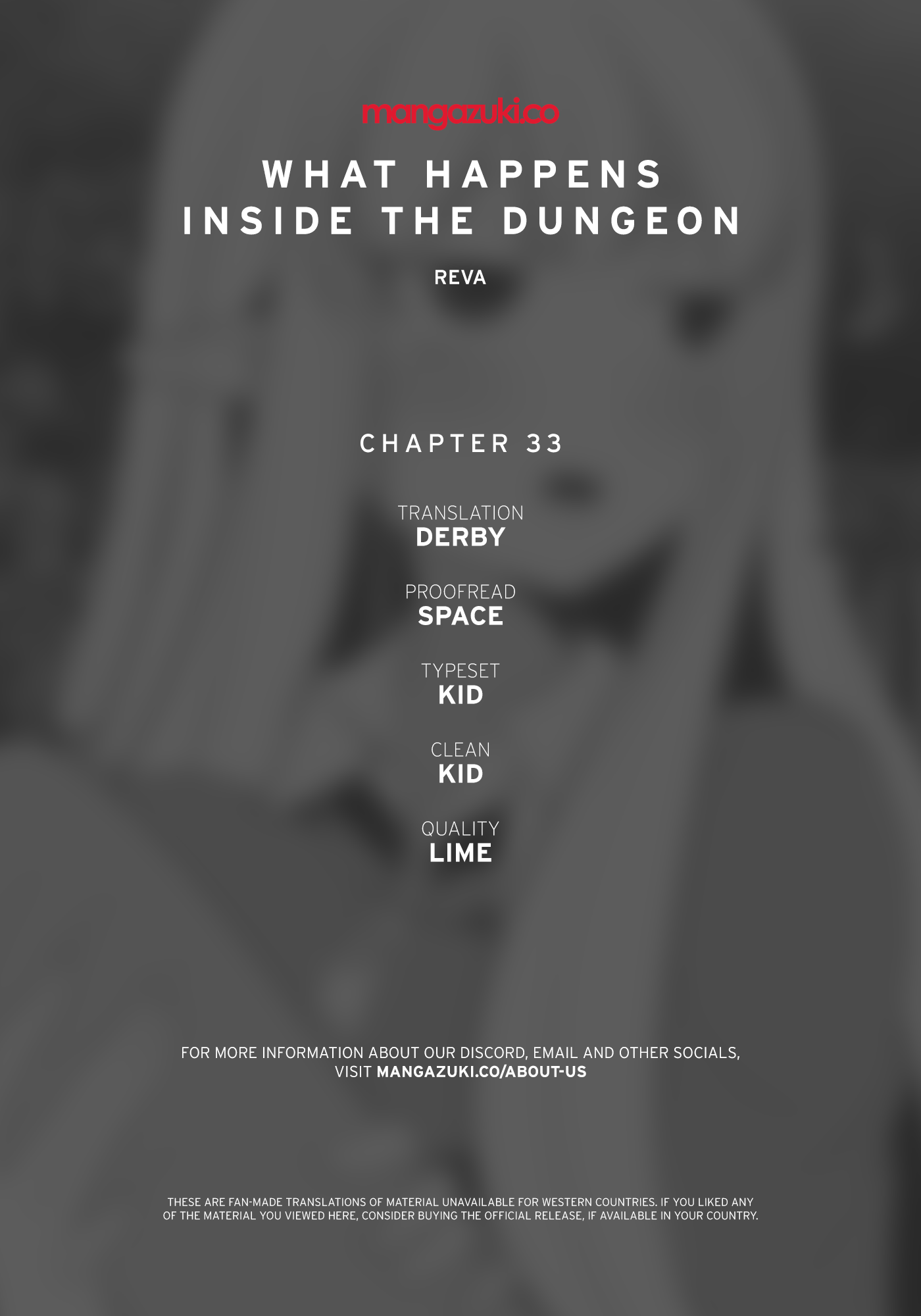 What Happens Inside the Dungeon chapter 33 - page 1