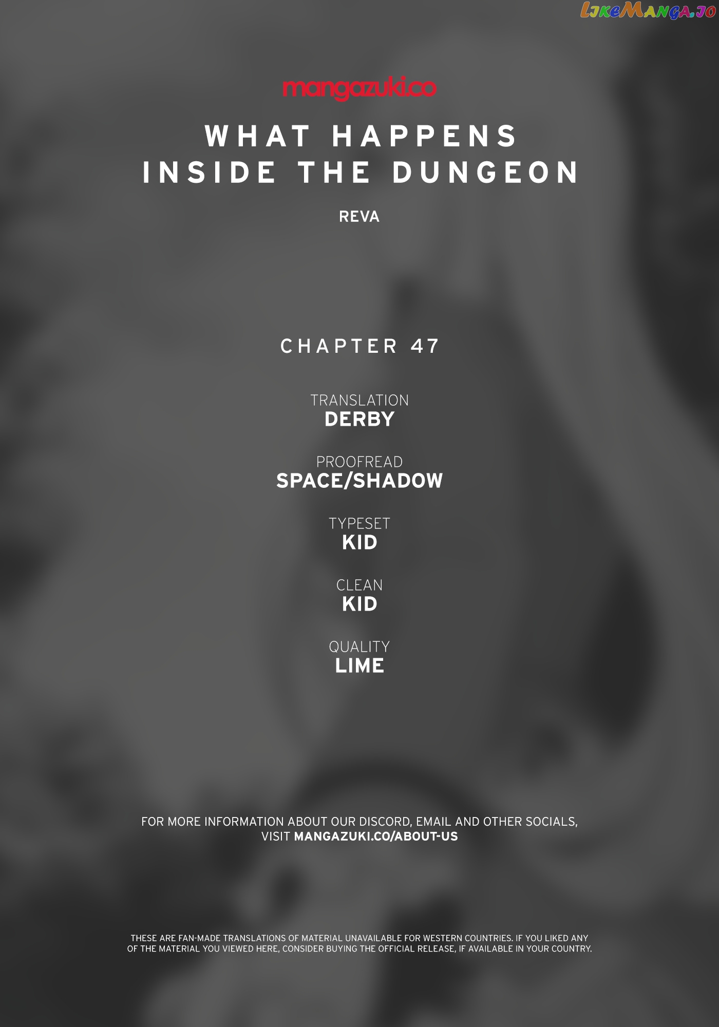 What Happens Inside the Dungeon chapter 47 - page 1