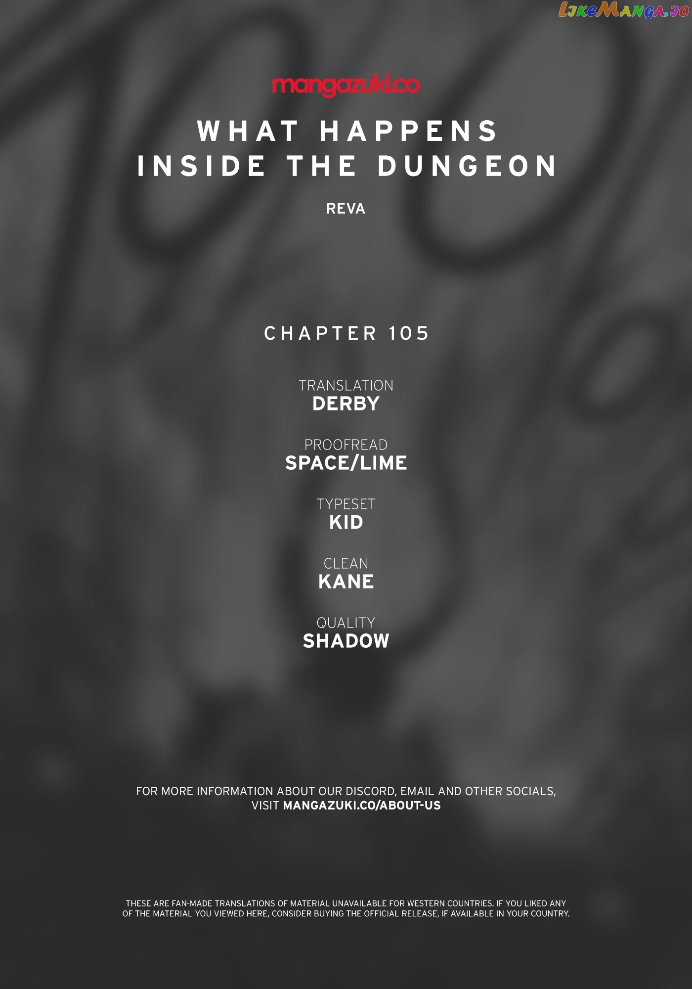 What Happens Inside the Dungeon chapter 105 - page 1