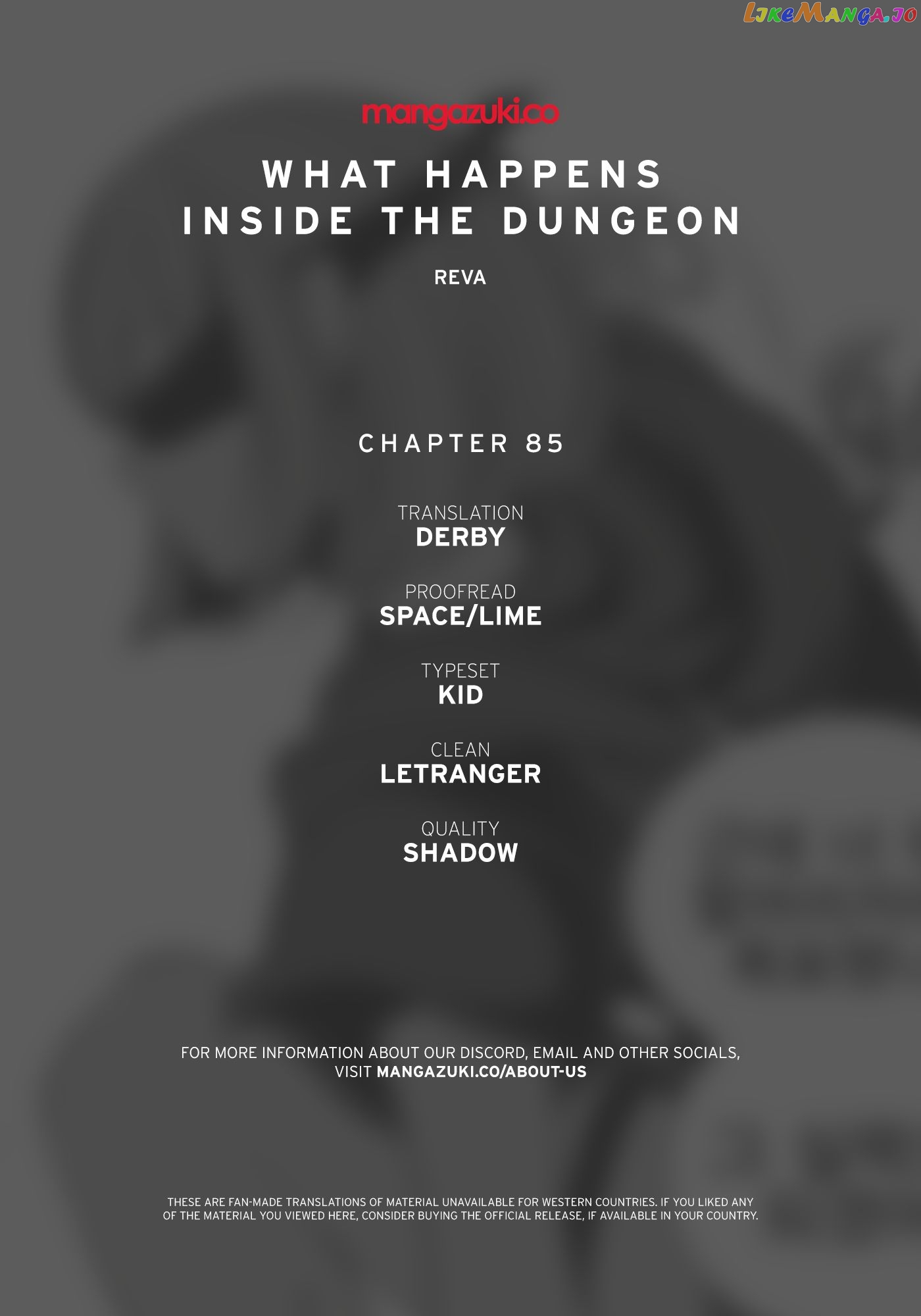 What Happens Inside the Dungeon chapter 85 - page 1