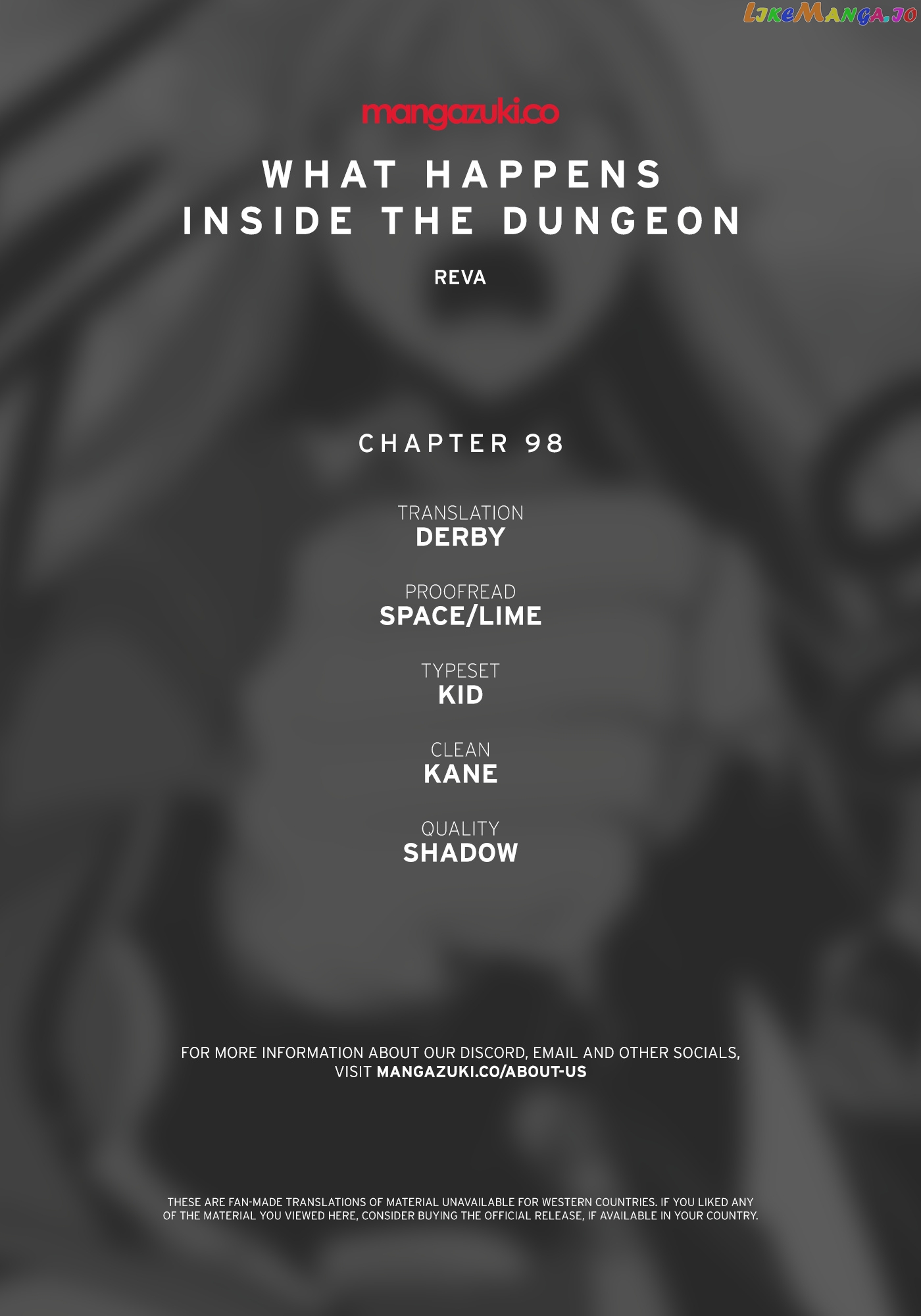 What Happens Inside the Dungeon chapter 98 - page 1