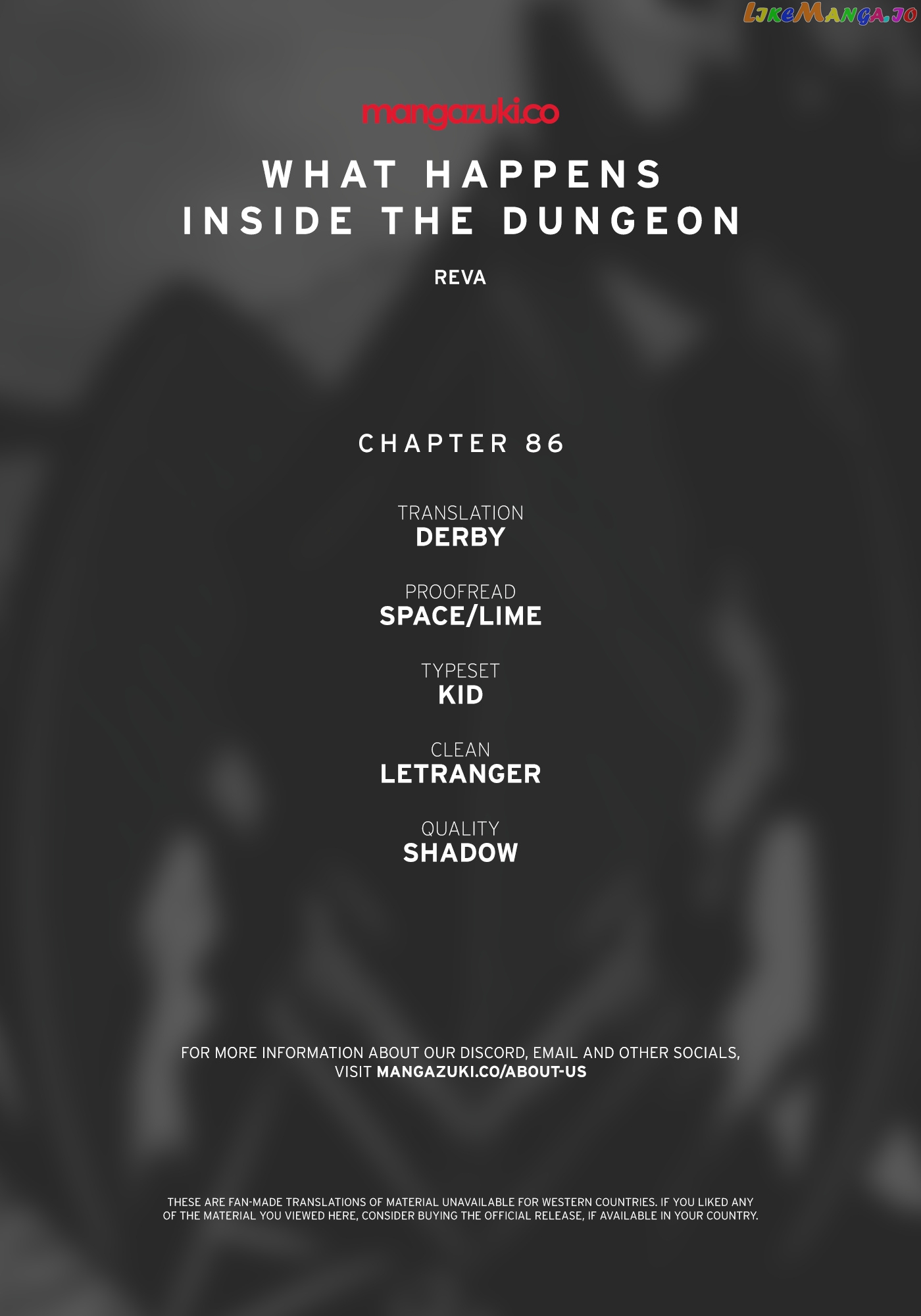 What Happens Inside the Dungeon chapter 86 - page 1