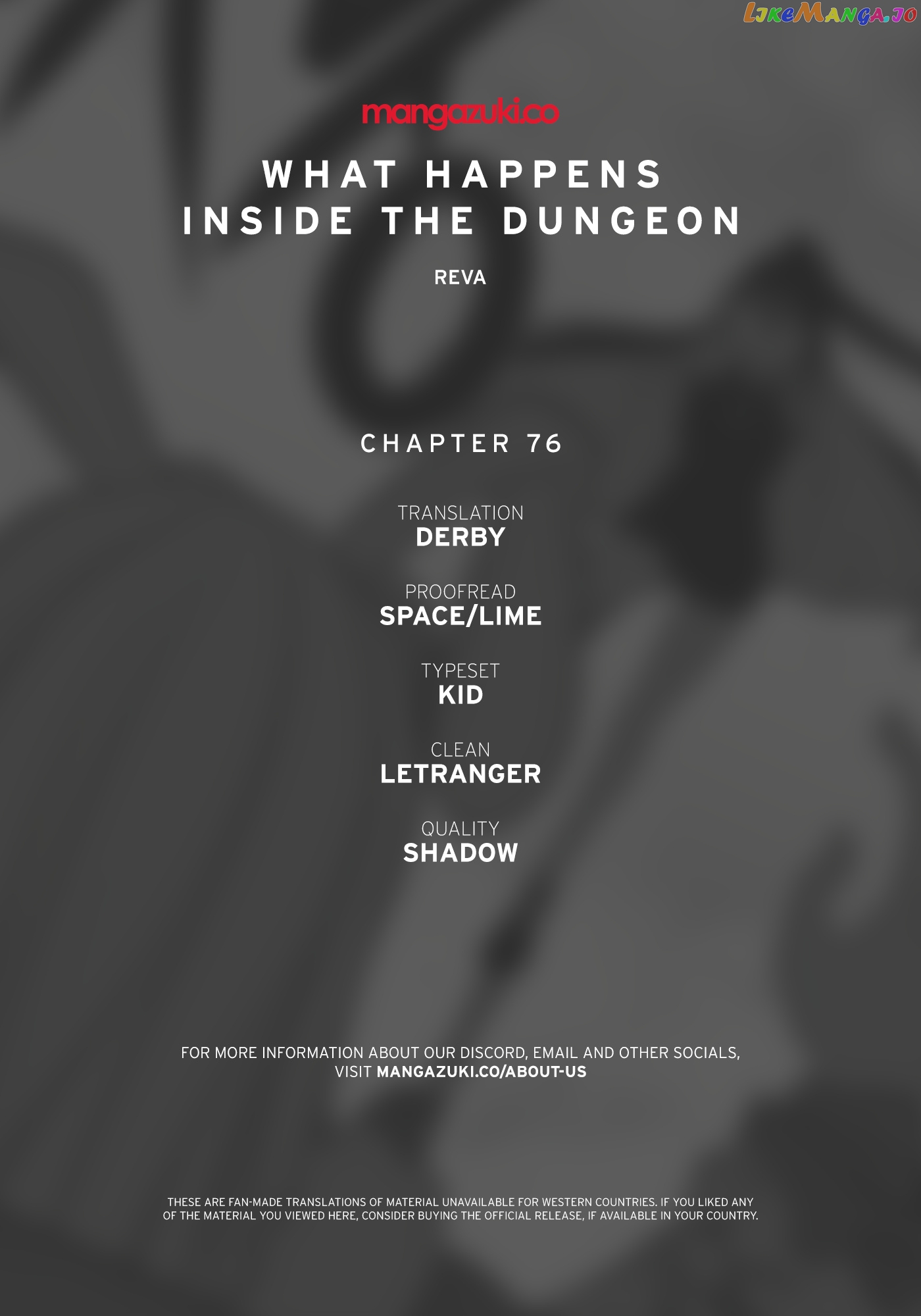 What Happens Inside the Dungeon chapter 76 - page 1