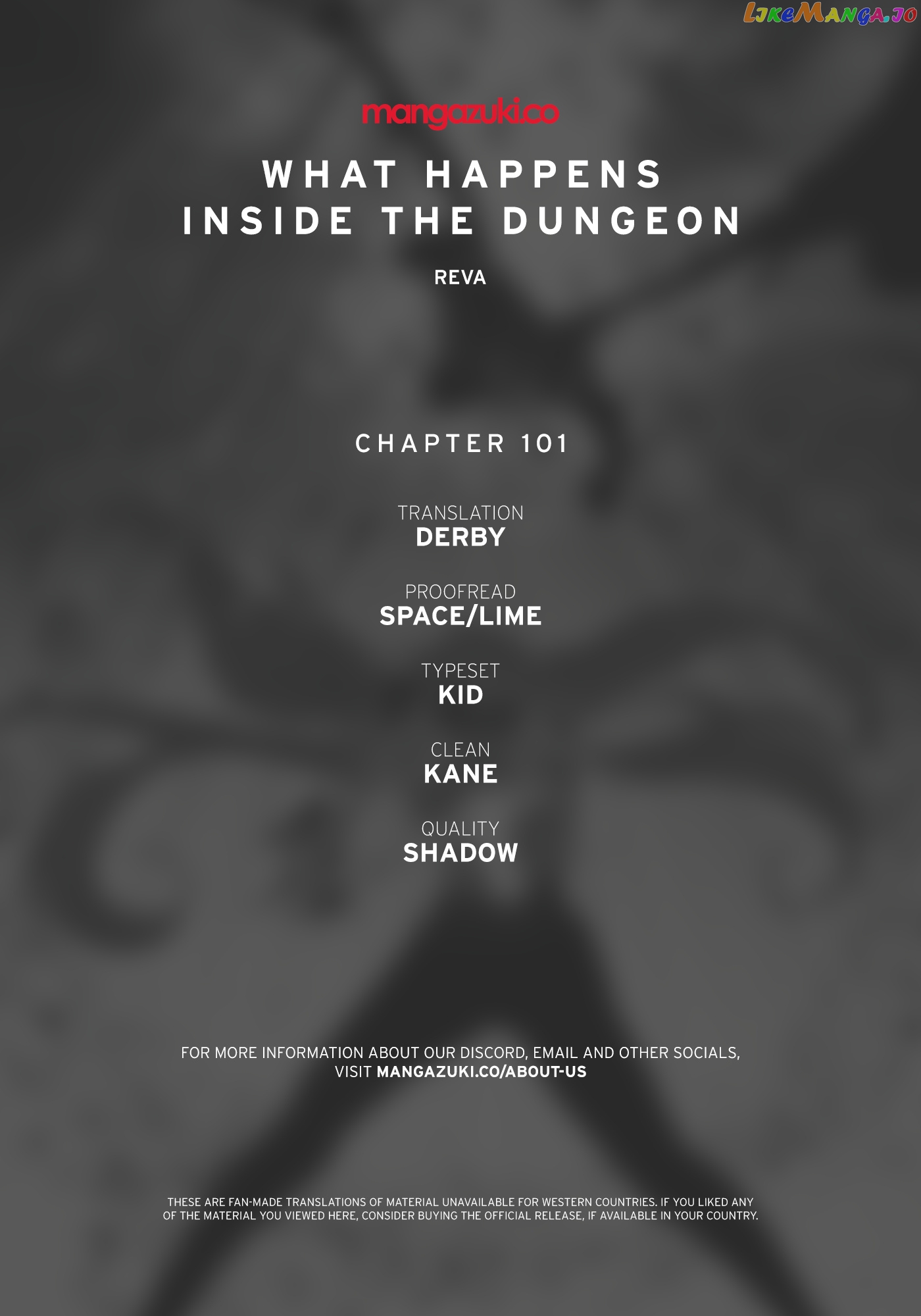 What Happens Inside the Dungeon chapter 101 - page 1