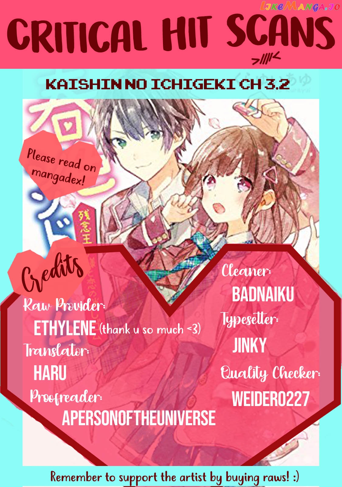 Kaishin No Ichigeki! chapter 3.2 - page 15