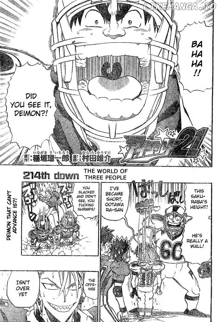 Eyeshield 21 chapter 214 - page 2