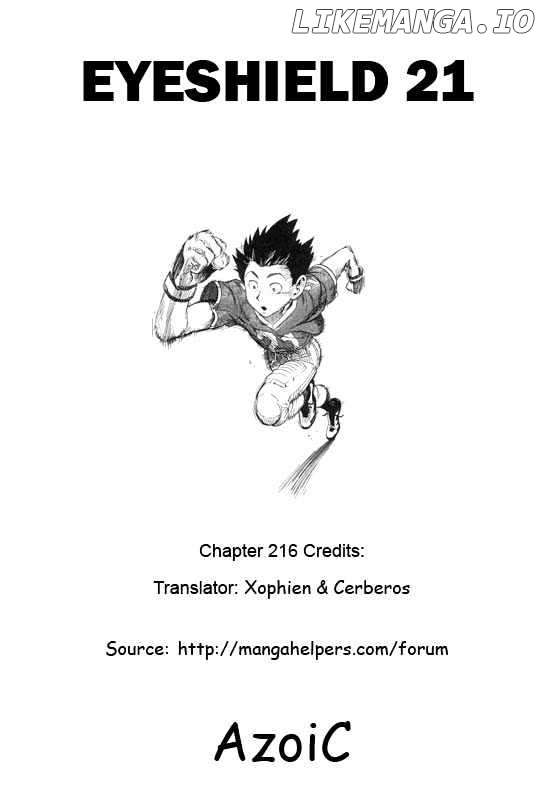 Eyeshield 21 chapter 216 - page 20
