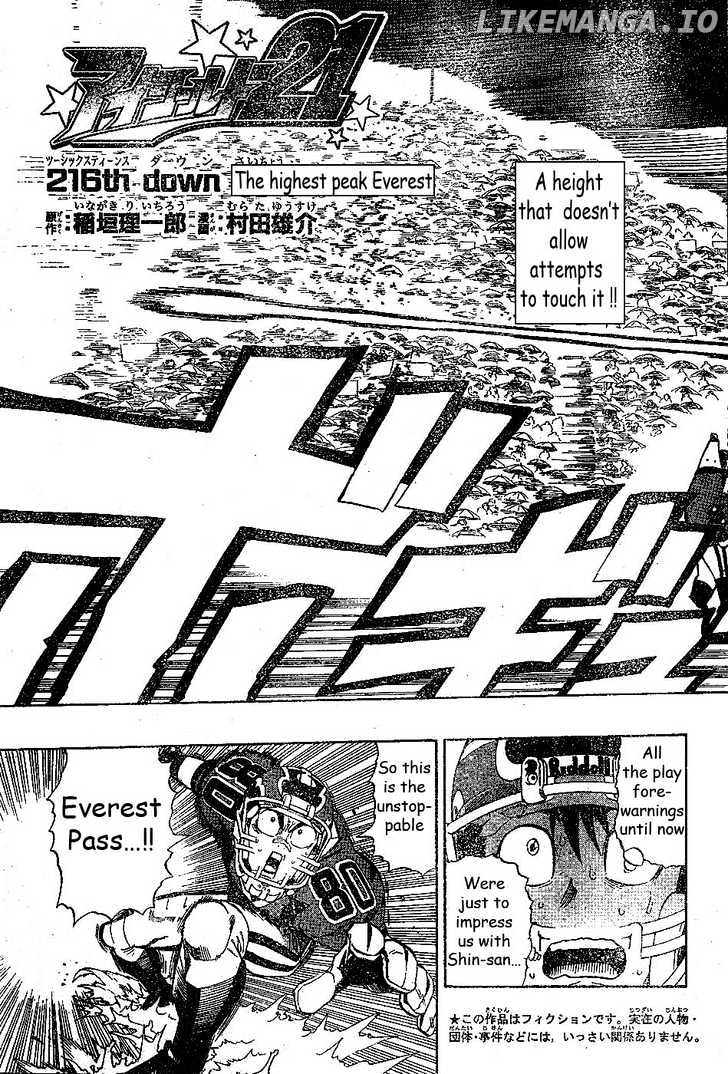 Eyeshield 21 chapter 216 - page 3