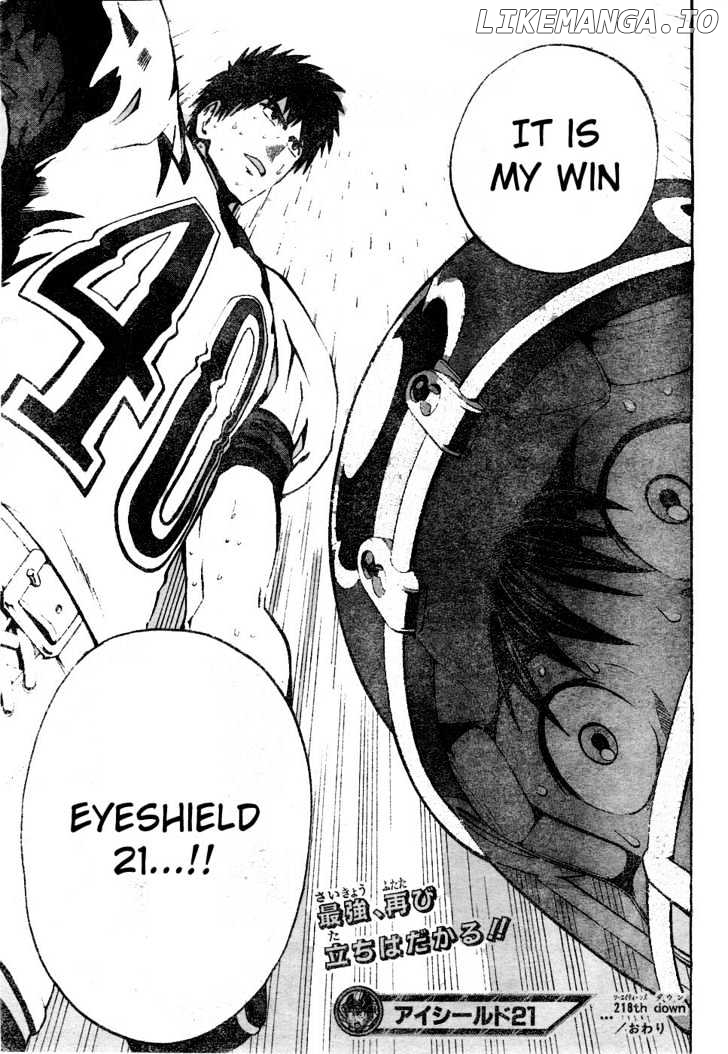 Eyeshield 21 chapter 218 - page 19