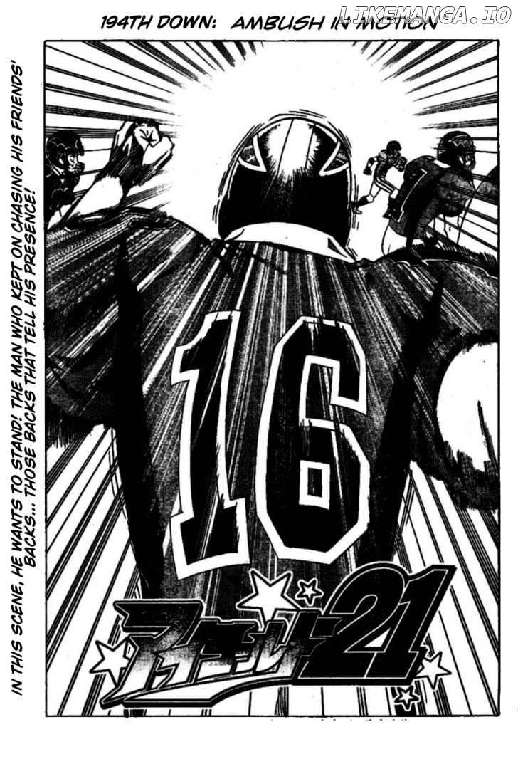 Eyeshield 21 chapter 194 - page 1