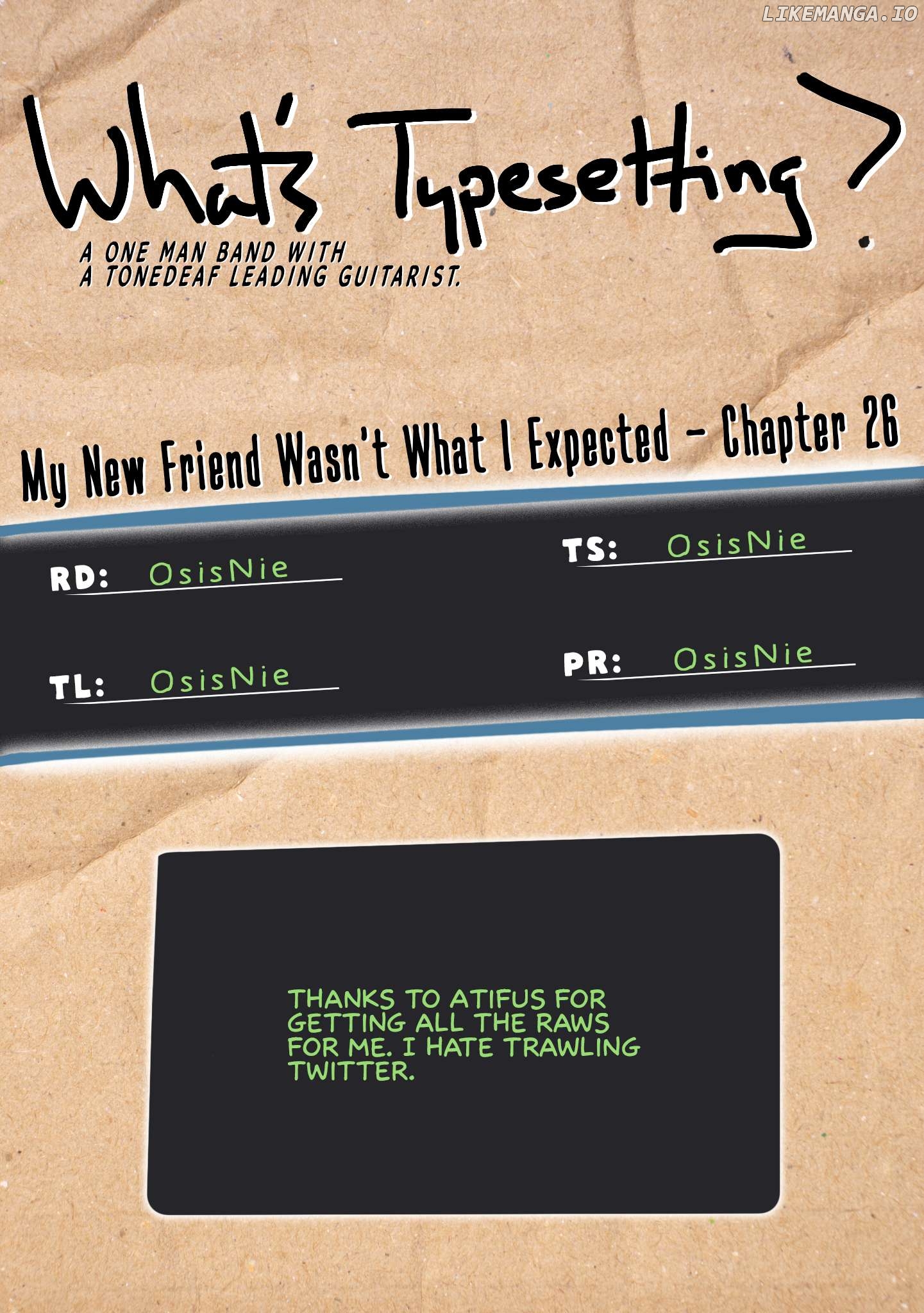 My New Friend Wasn’t What I Expected Chapter 26 - page 5