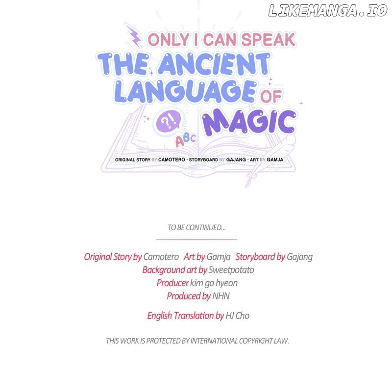 Only I Can Speak the Ancient Language of Magic Chapter 68 - page 67