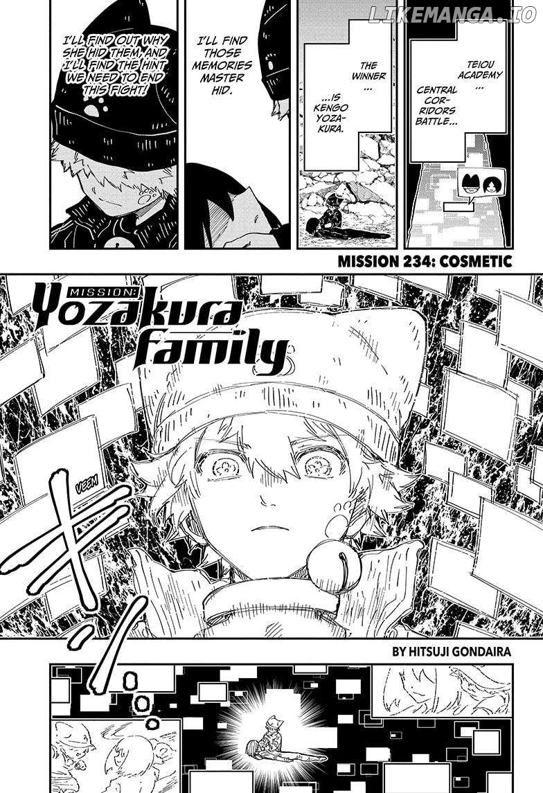 Mission: Yozakura Family Chapter 234 - page 1