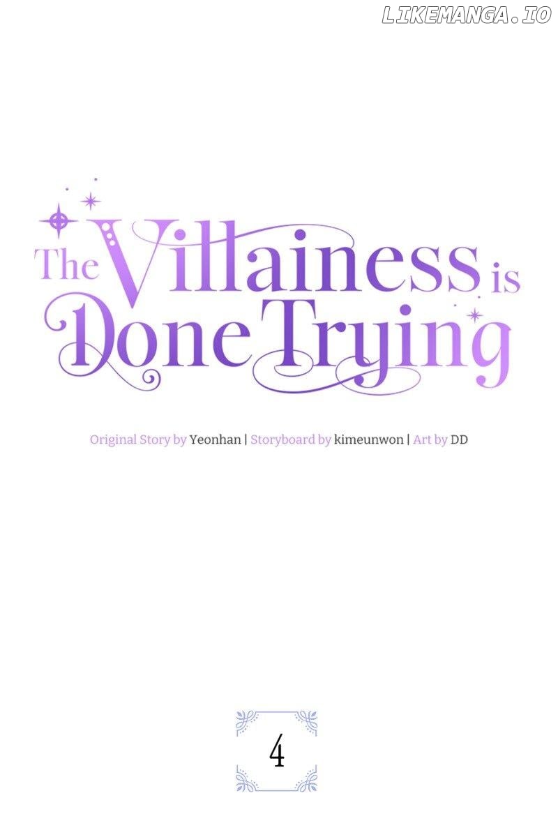 The Villainess is Done Trying Chapter 4 - page 12