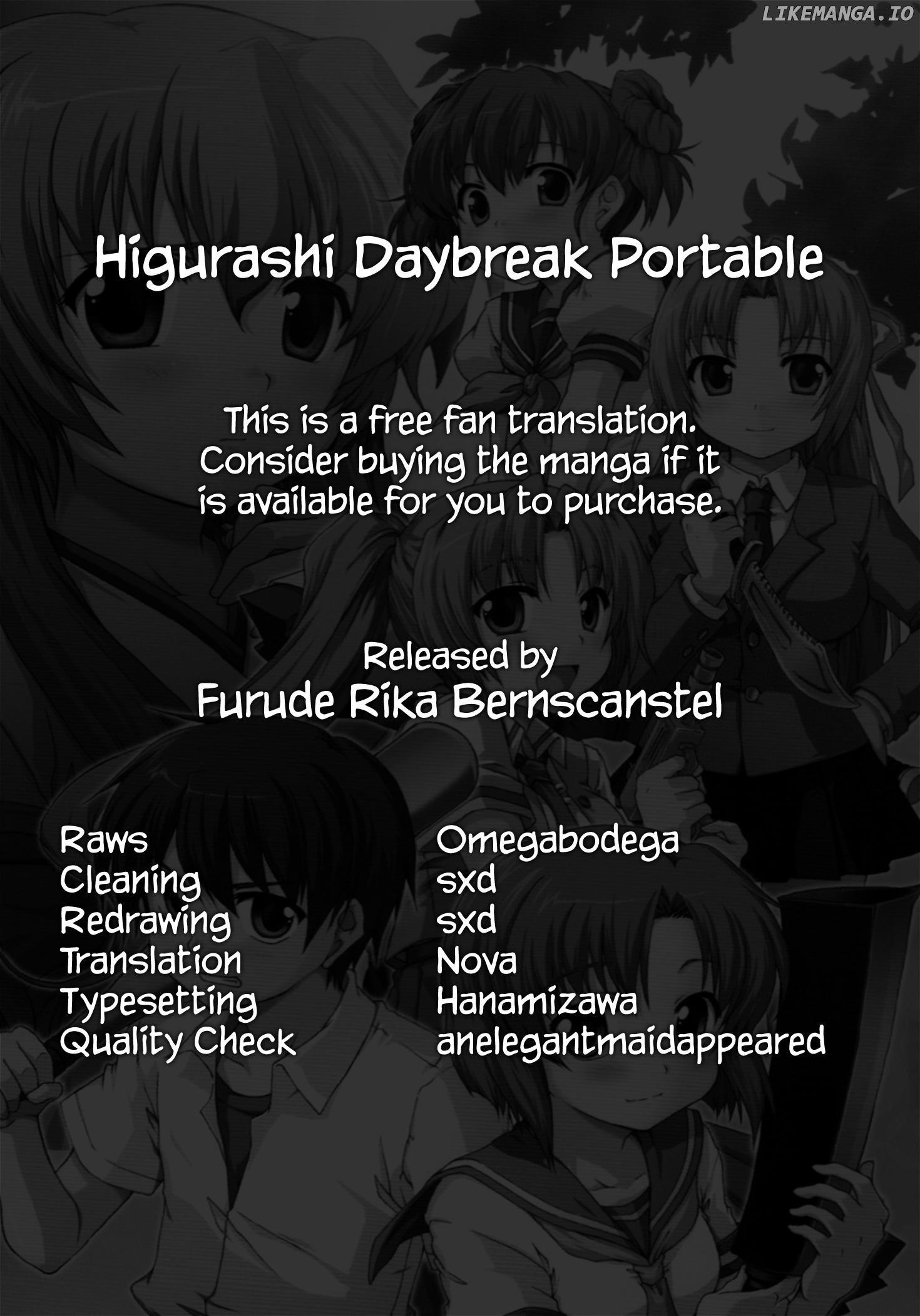 Higurashi Daybreak Portable Chapter 2 - page 27