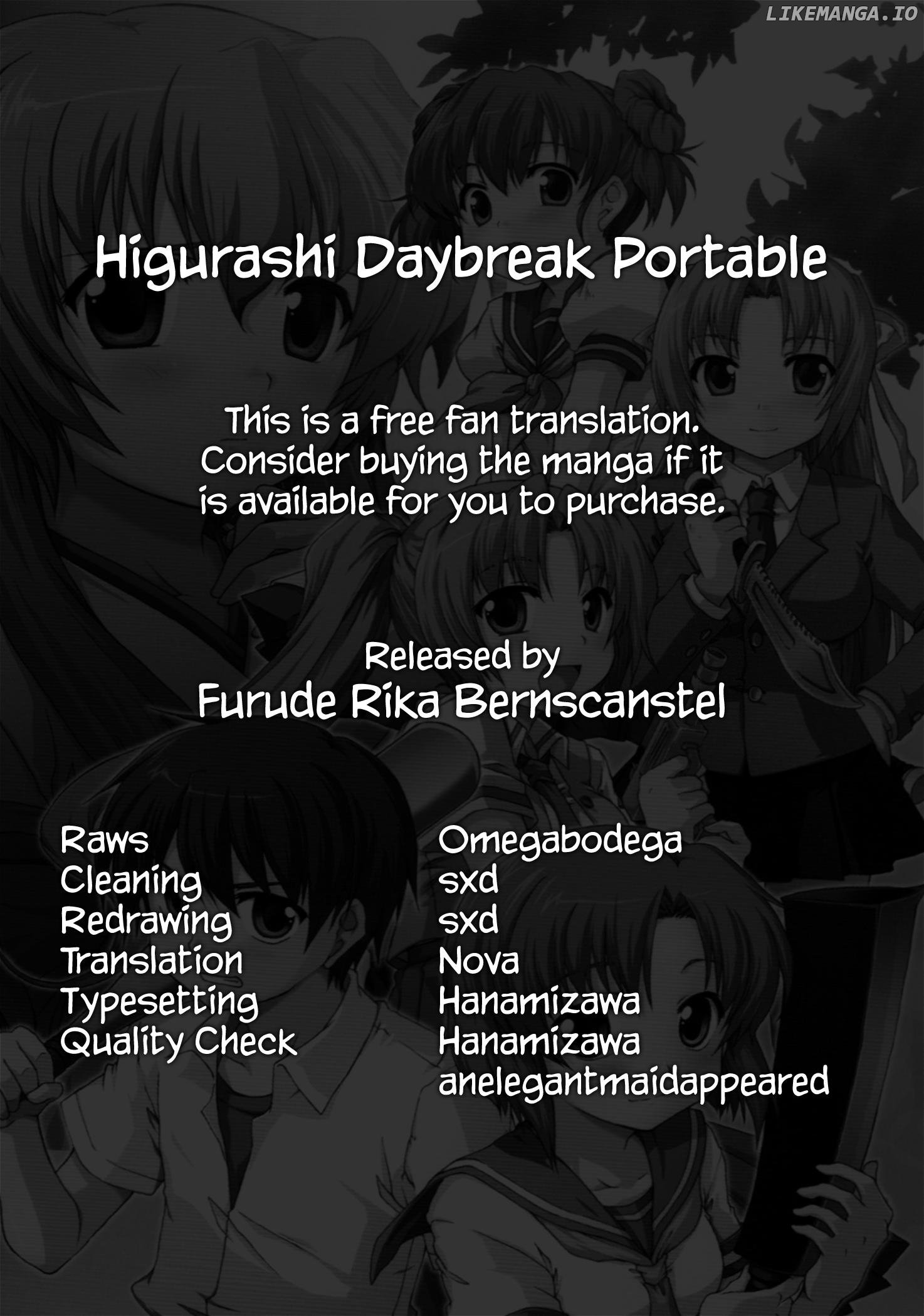 Higurashi Daybreak Portable Chapter 4 - page 29