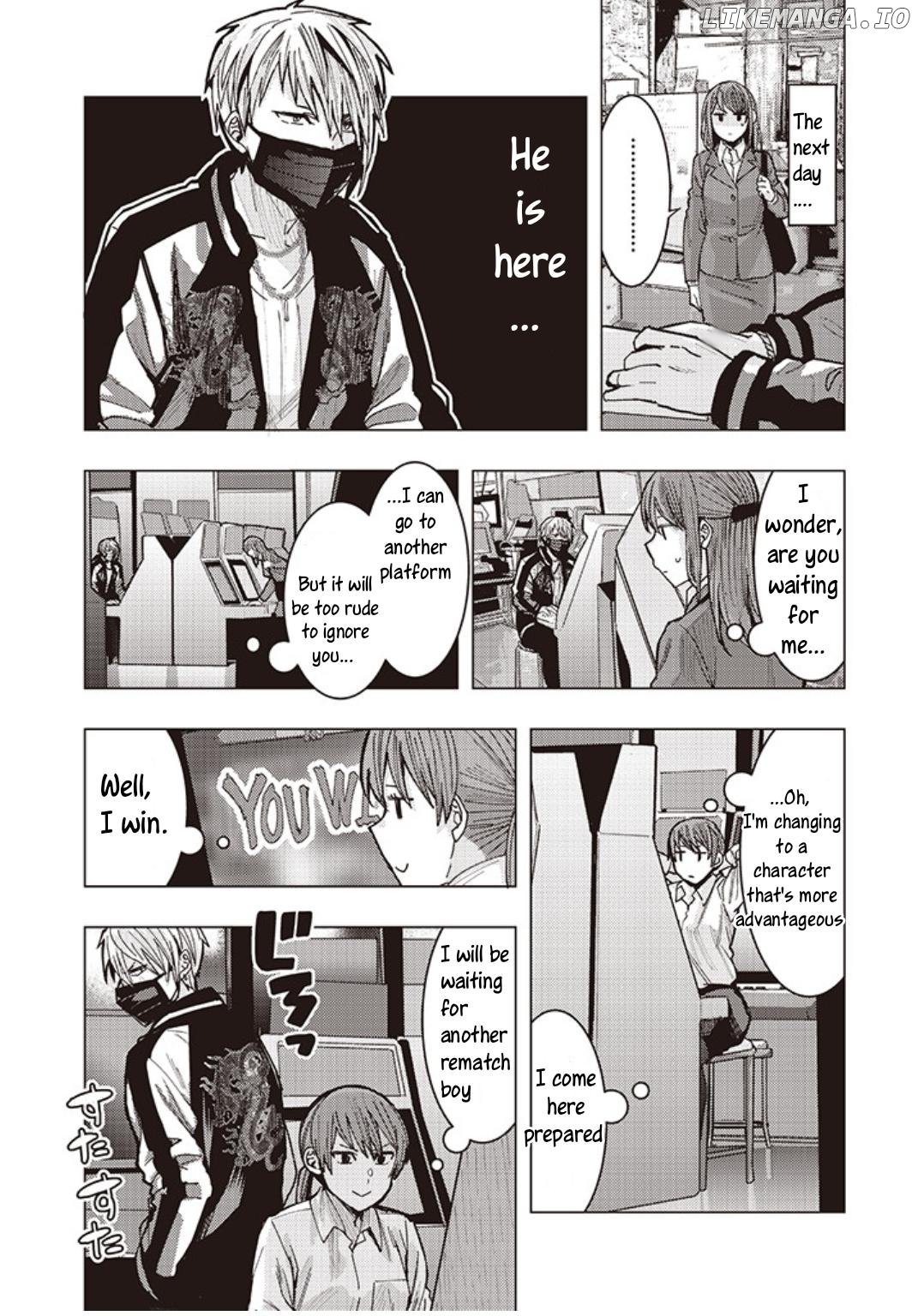 A story about an office lady getting attached to a Yankee high school boy she met at an arcade Chapter 1 - page 7